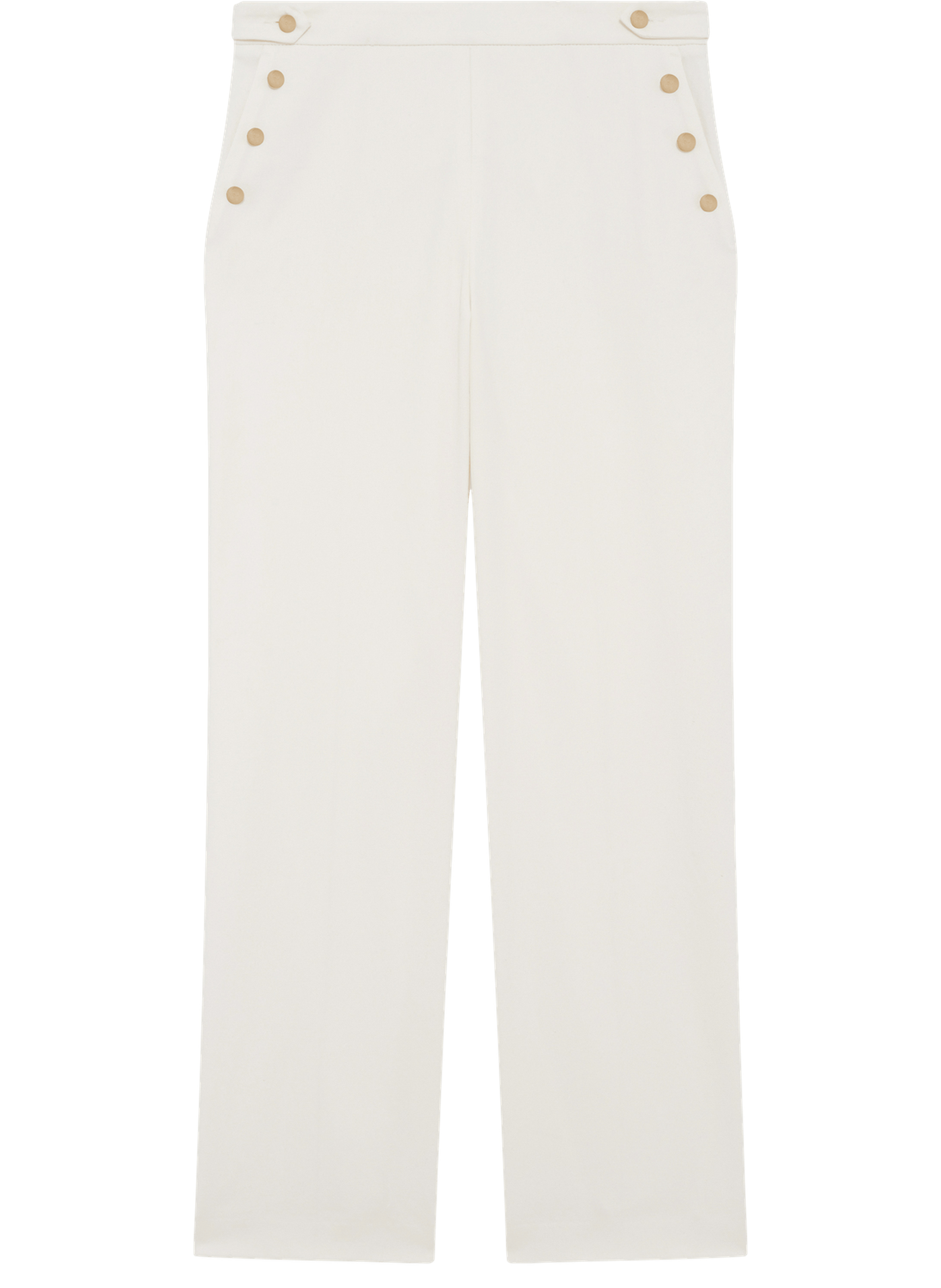 Pantalon droit à pont - basmat PABLO Beige