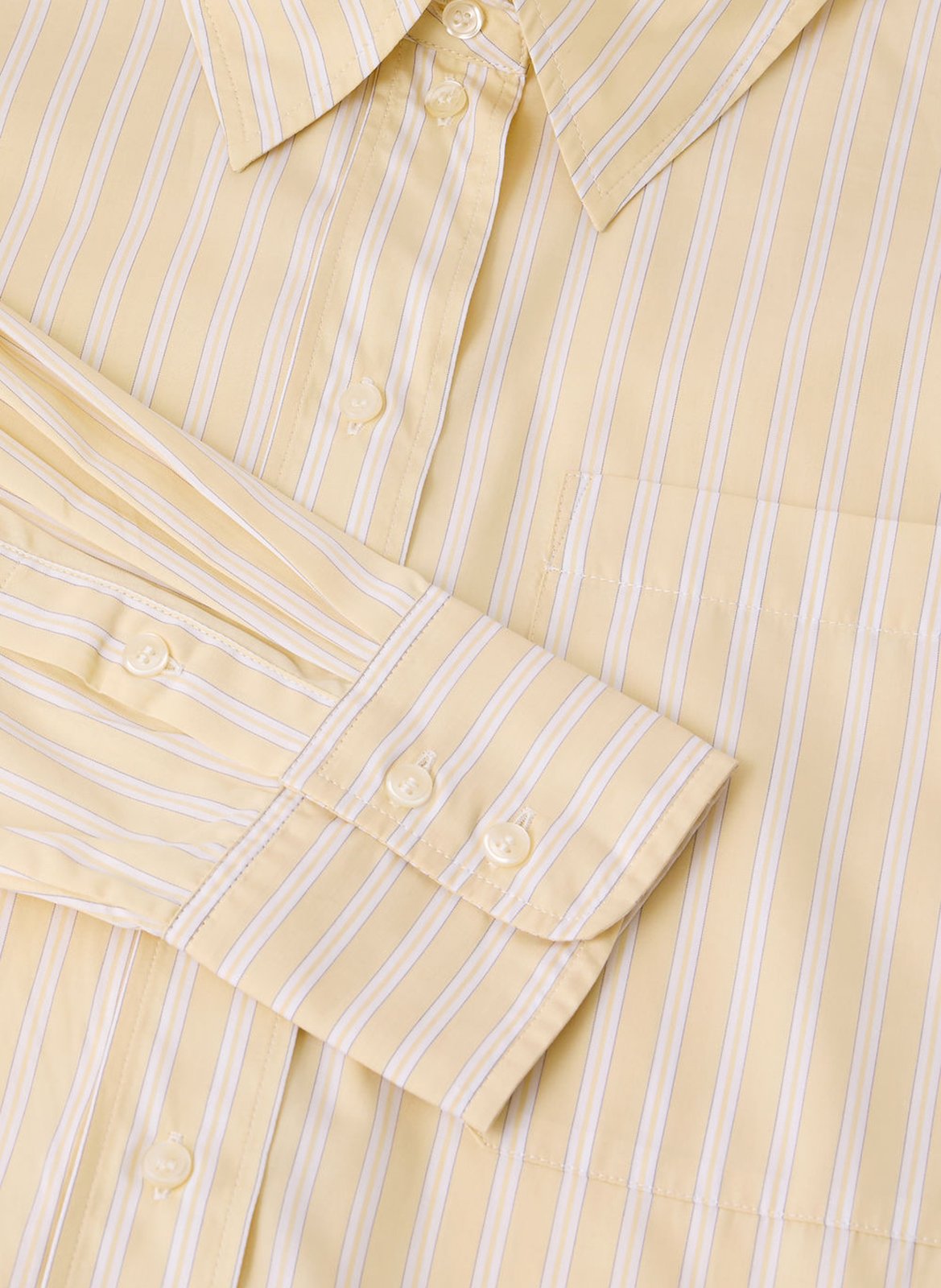 Chemise col classique en coton carlotta SOEUR Jaune