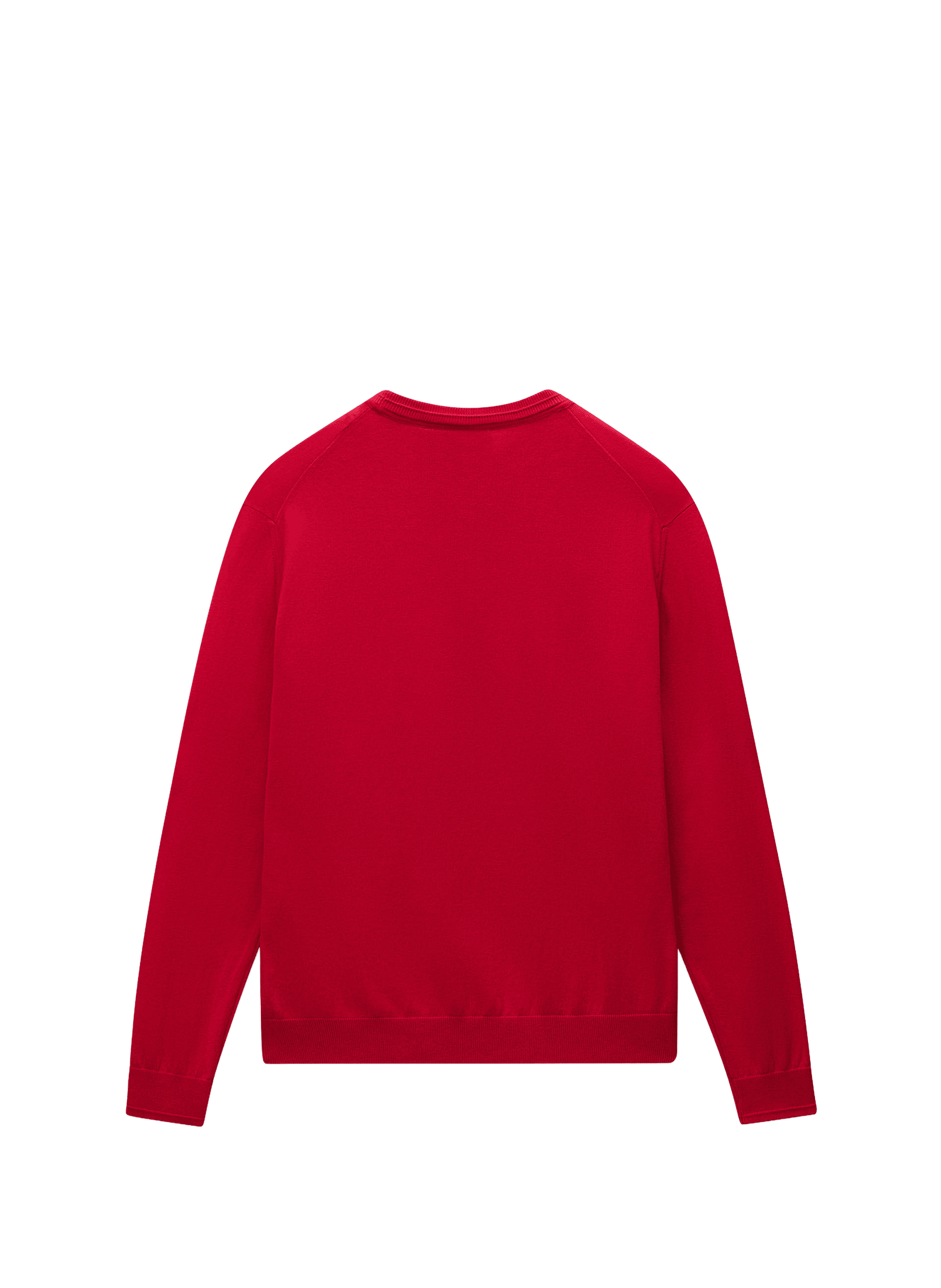 Pull droit Decatur 2.0 à logo brodé en coton NAPAPIJRI Rouge