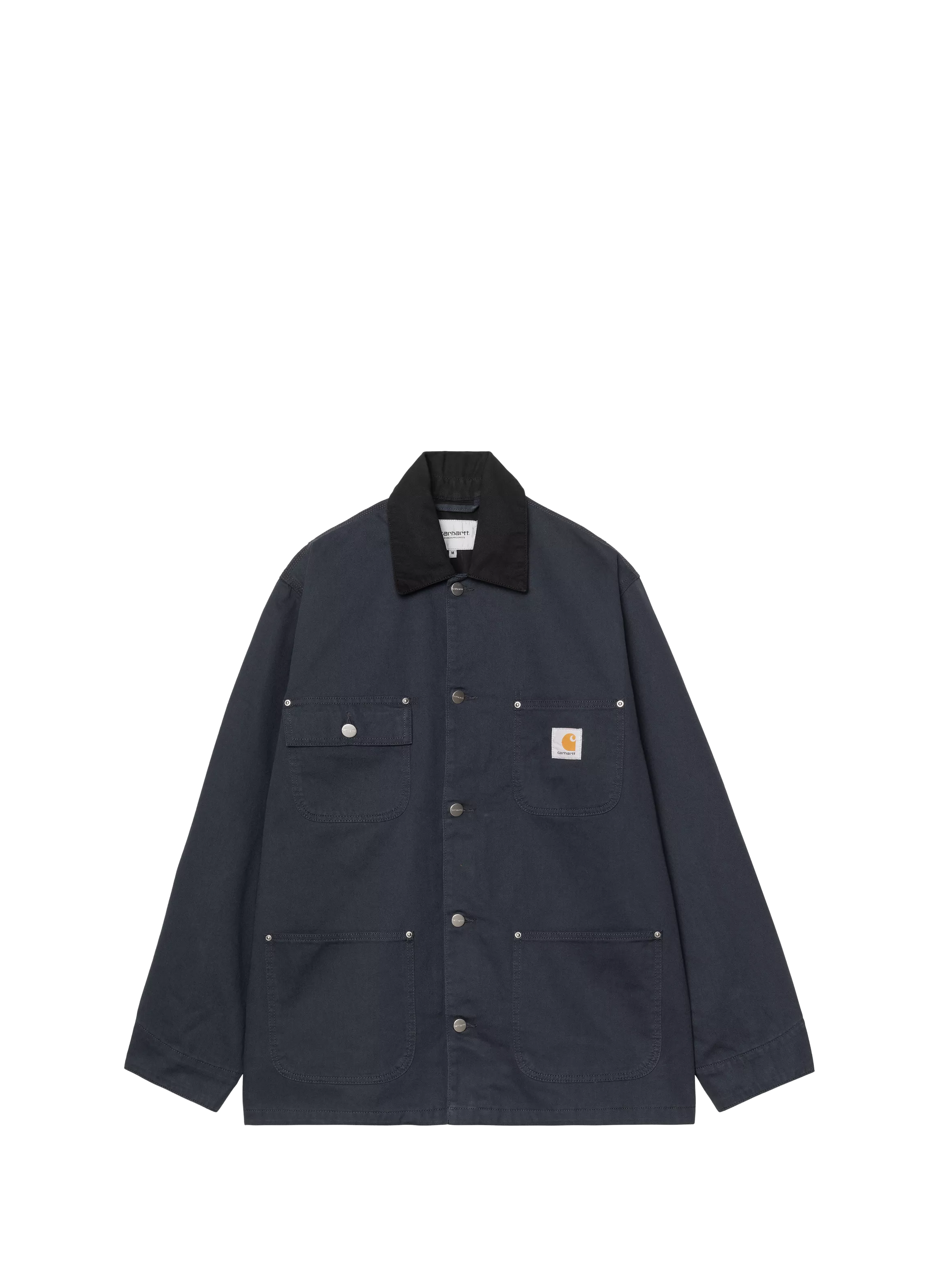 Chaqueta con cuello clásico de algodón CARHARTT WIP Azul