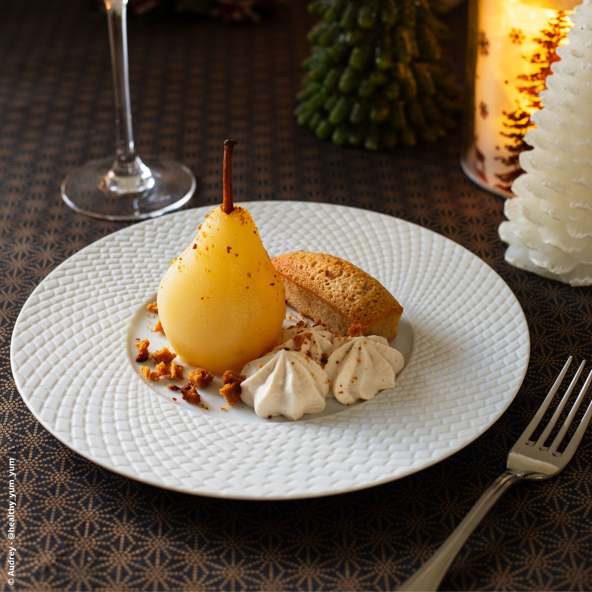 Sherane - assiette dessert 21 cm (lot de 6) MEDARD DE NOBLAT Blanc