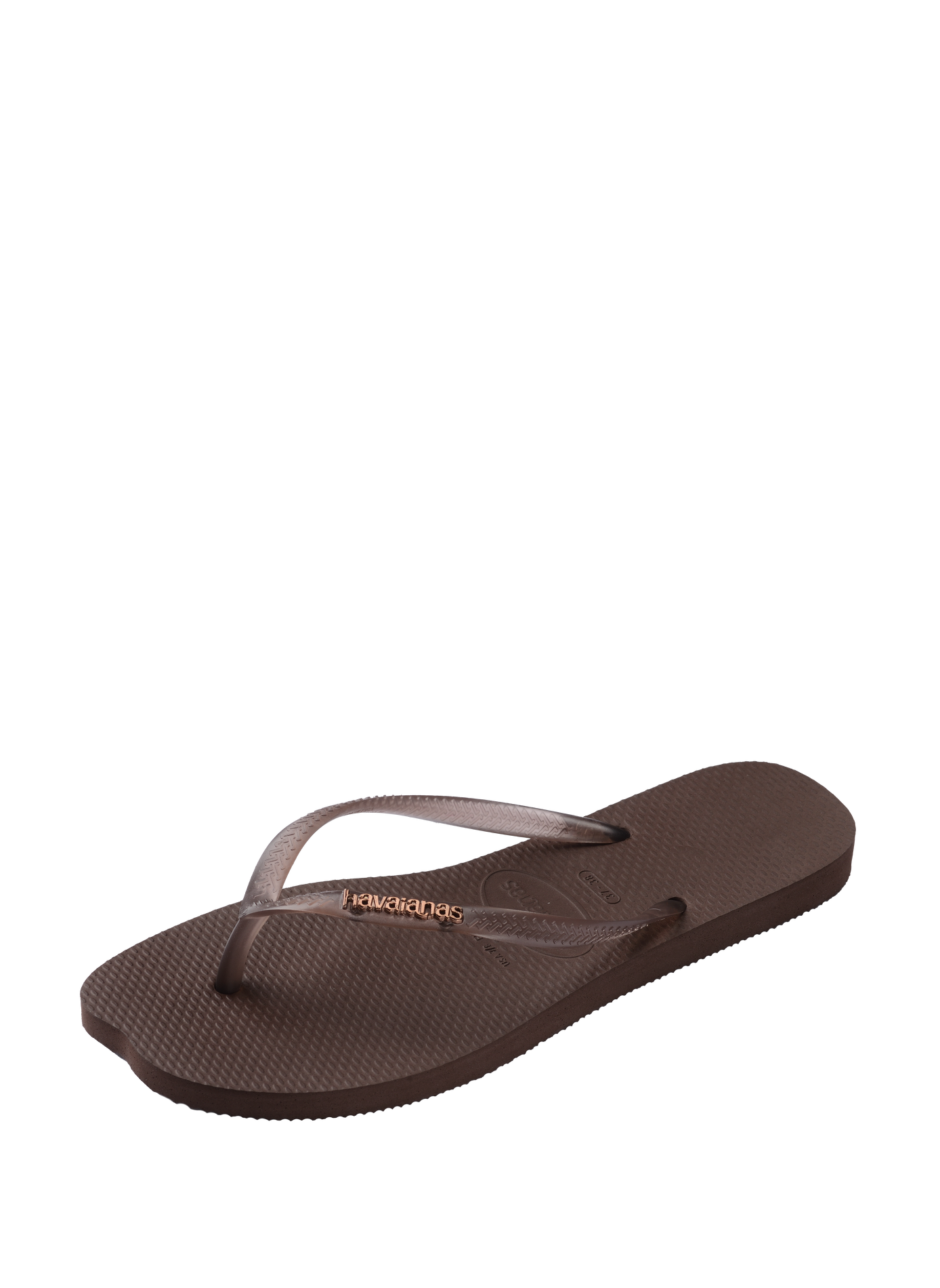 Tongs Slim Split HAVAIANAS Marron