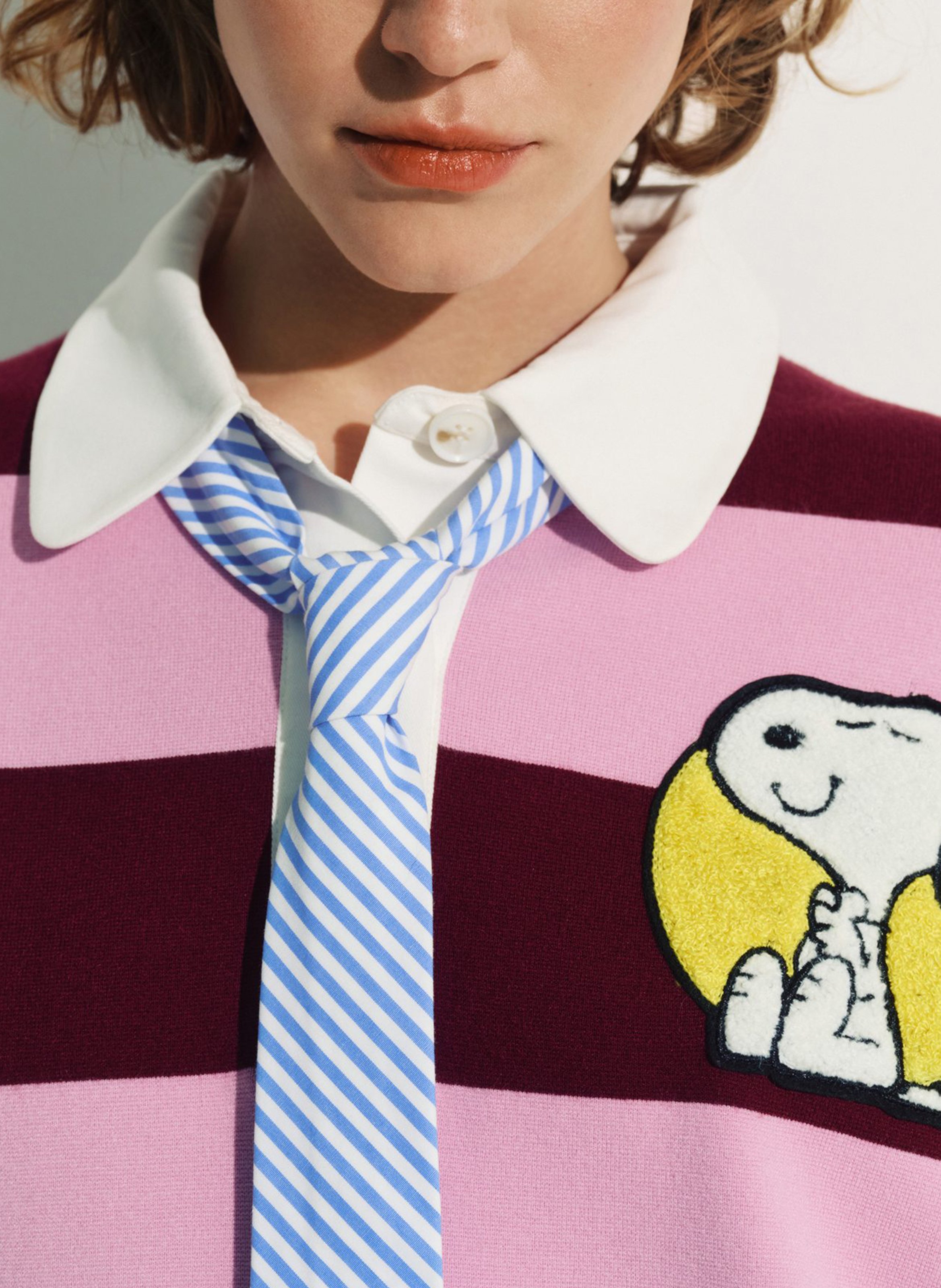 Polo à rayures jice ESSENTIEL ANTWERP Rouge