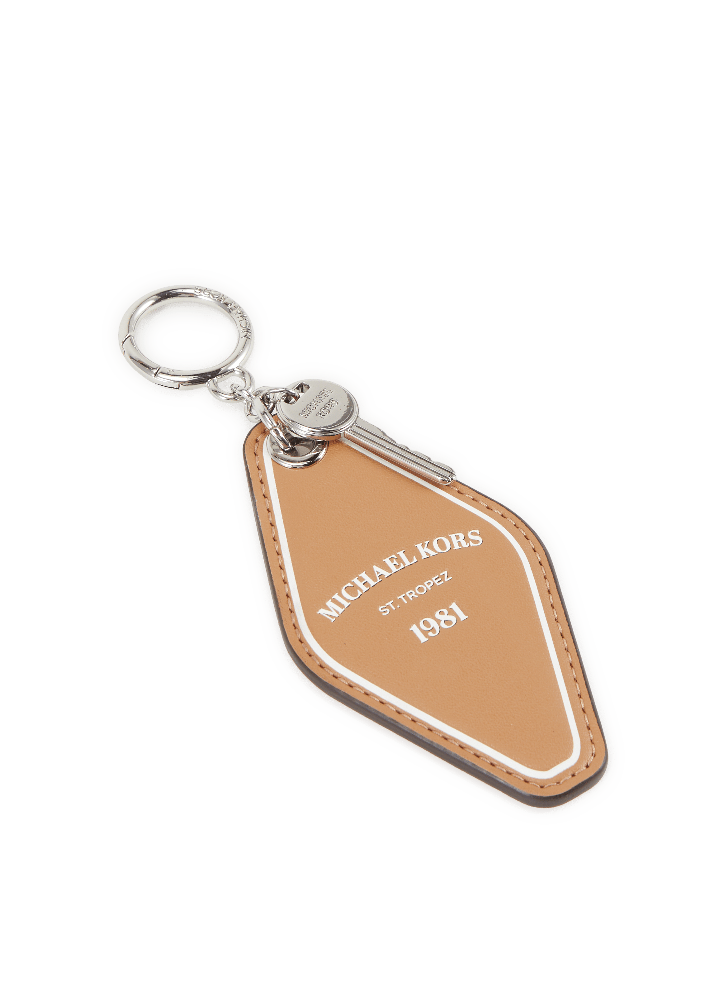 Portachiavi a rombo con chiave MICHAEL KORS Marrone
