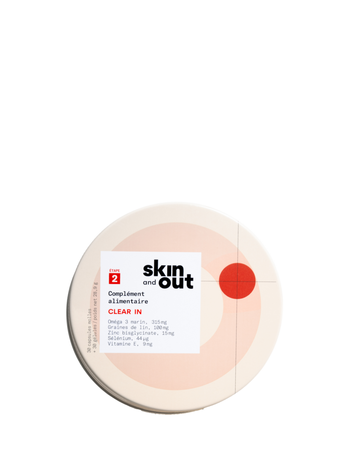 Clean IN - Anti-spot nutritional supplement SKIN & OUT No color