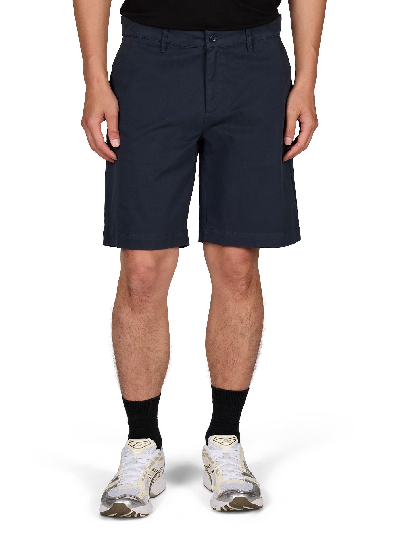 Cotton-blend chino-style shorts AIGLE Blue