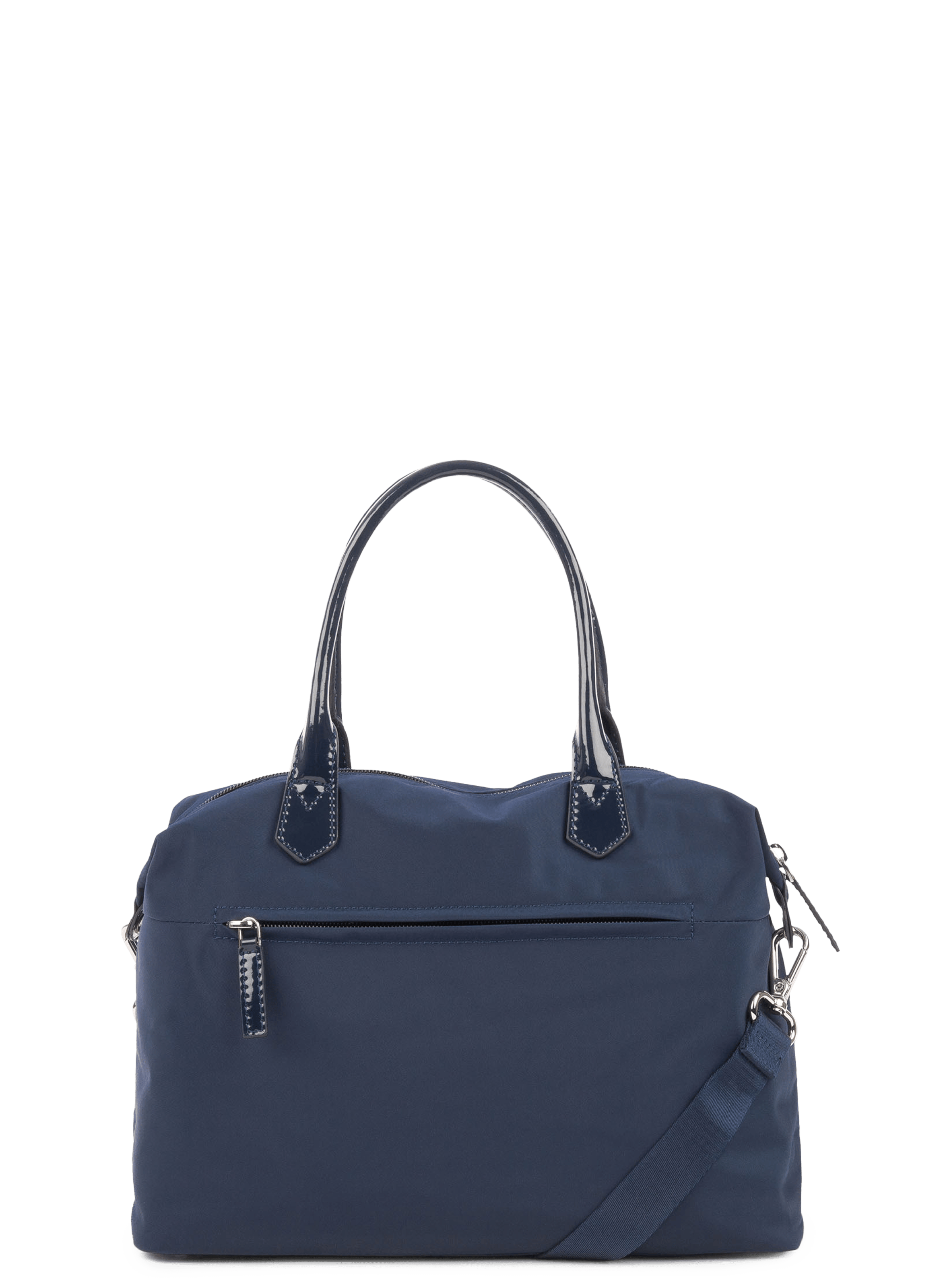 Sac à main - basic verni LANCASTER Bleu