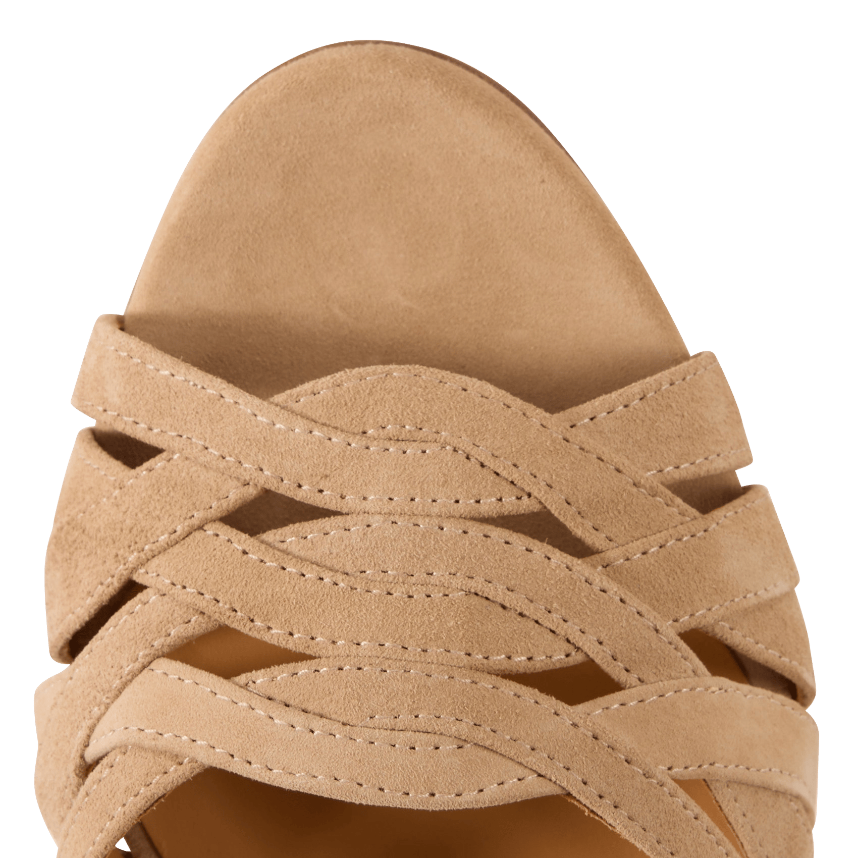 Sandales à talon en cuir loren BOBBIES Beige