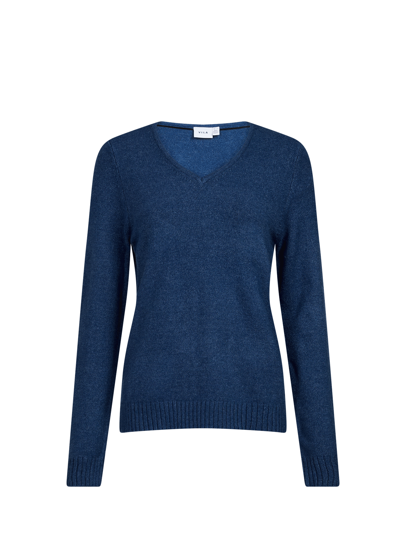 Pull à col V VILA Bleu