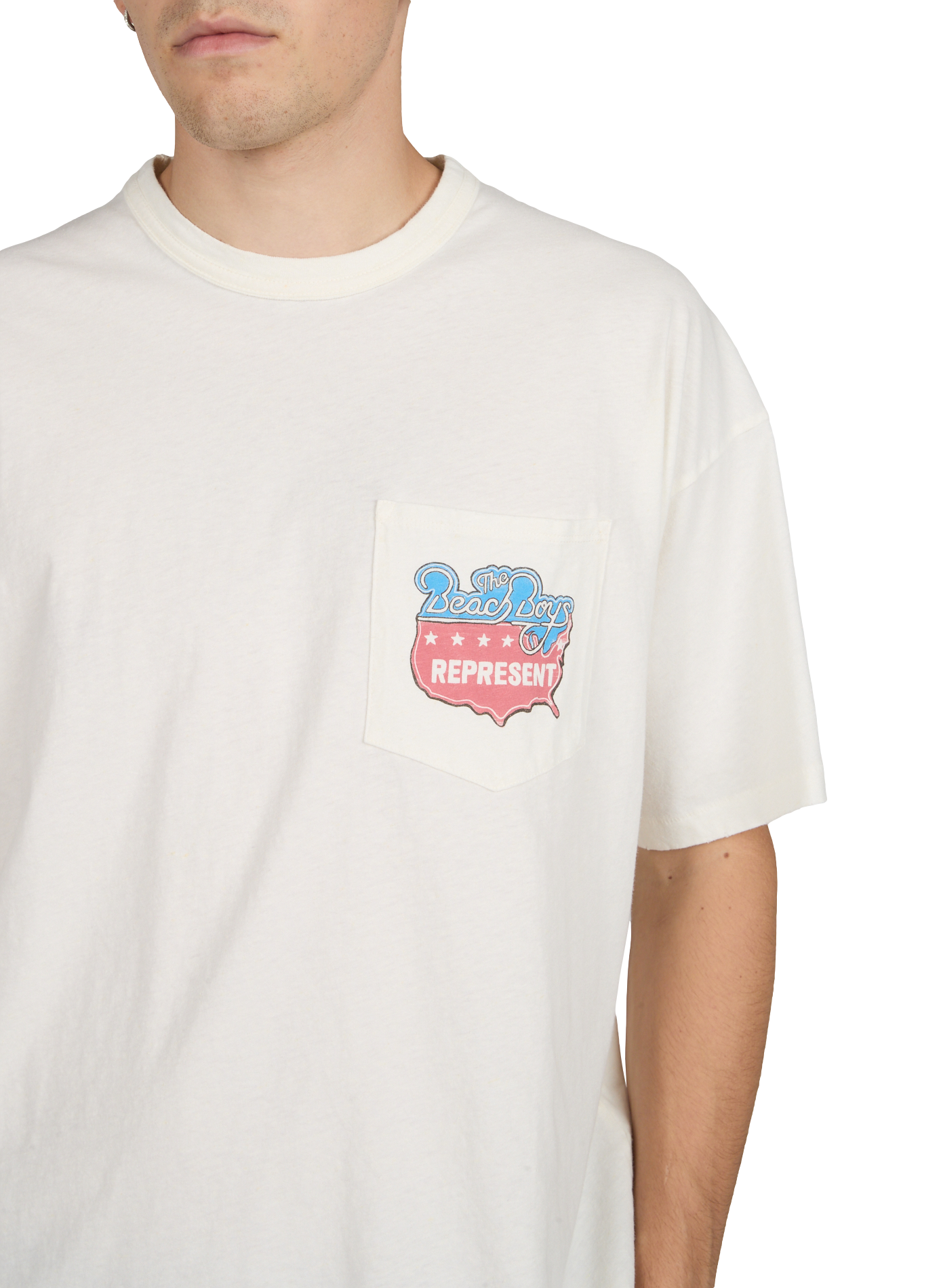 Tee-shirt en coton REPRESENT Blanc