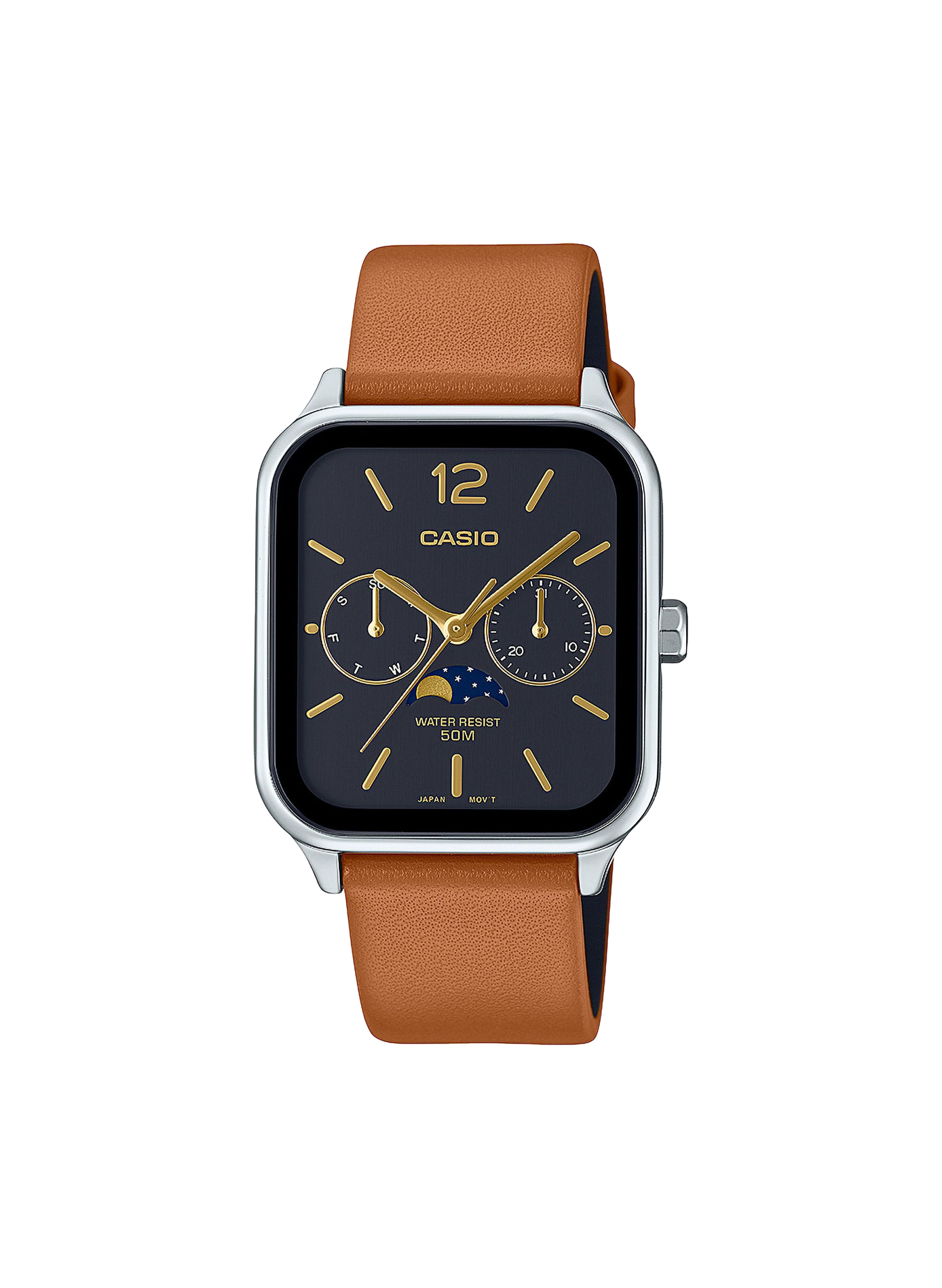 Quarz-Uhr Casio Vintage aus Leder CASIO Schwarz