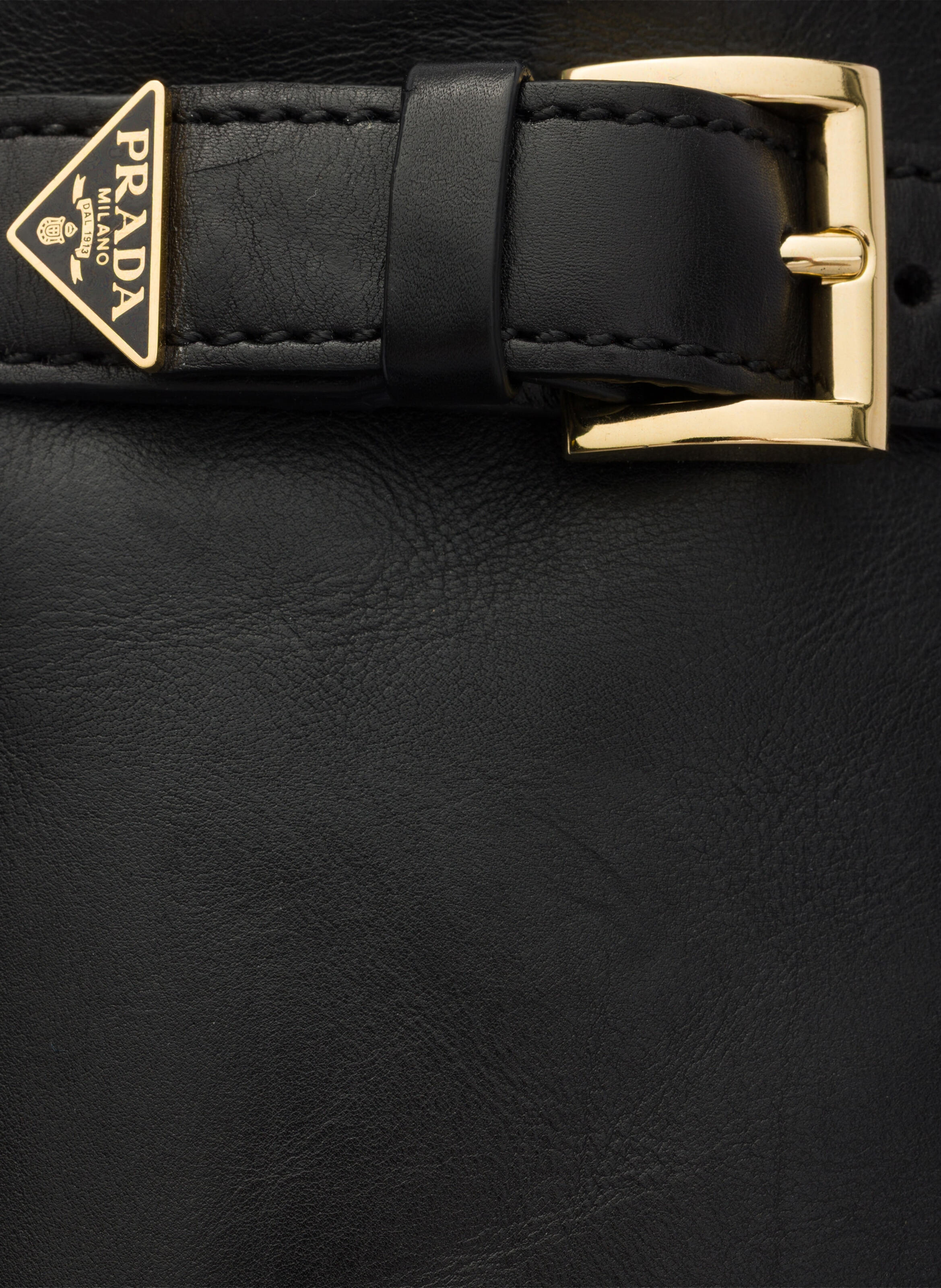 Bottes en cuir PRADA Noir