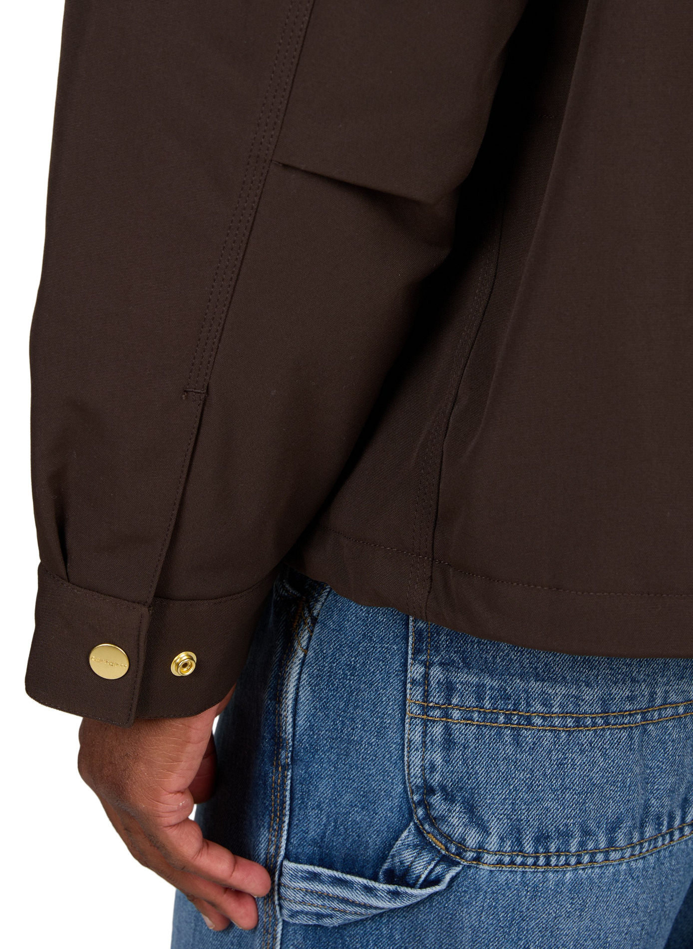 Rechte bomberjack met ribgebreide kraag CARHARTT WIP Bruin