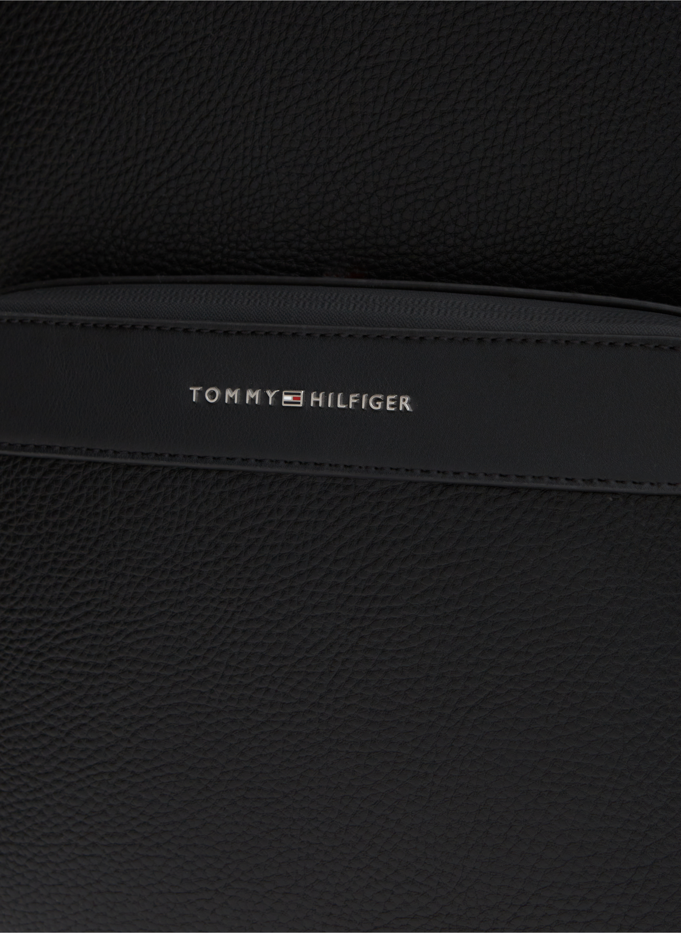 Rounded Zip Backpack TOMMY HILFIGER Black