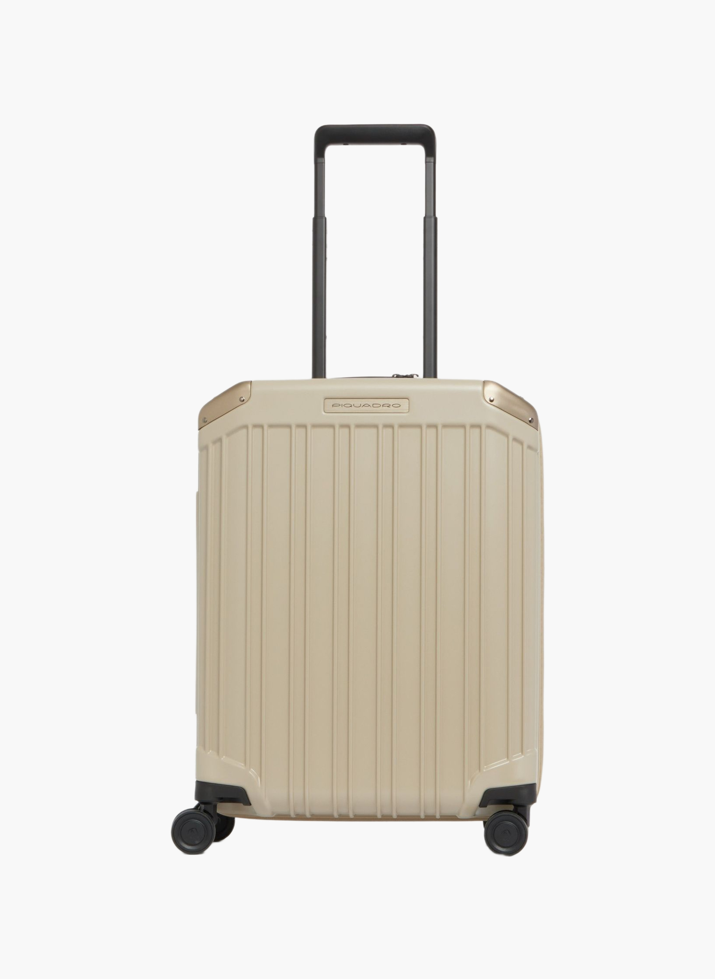 Valise cabine à 4 roues PIQUADRO Beige