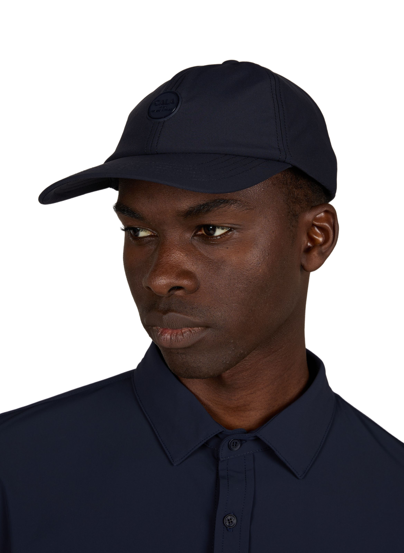 Cotton baseball cap with embroidered logo  1789 CALA Blue