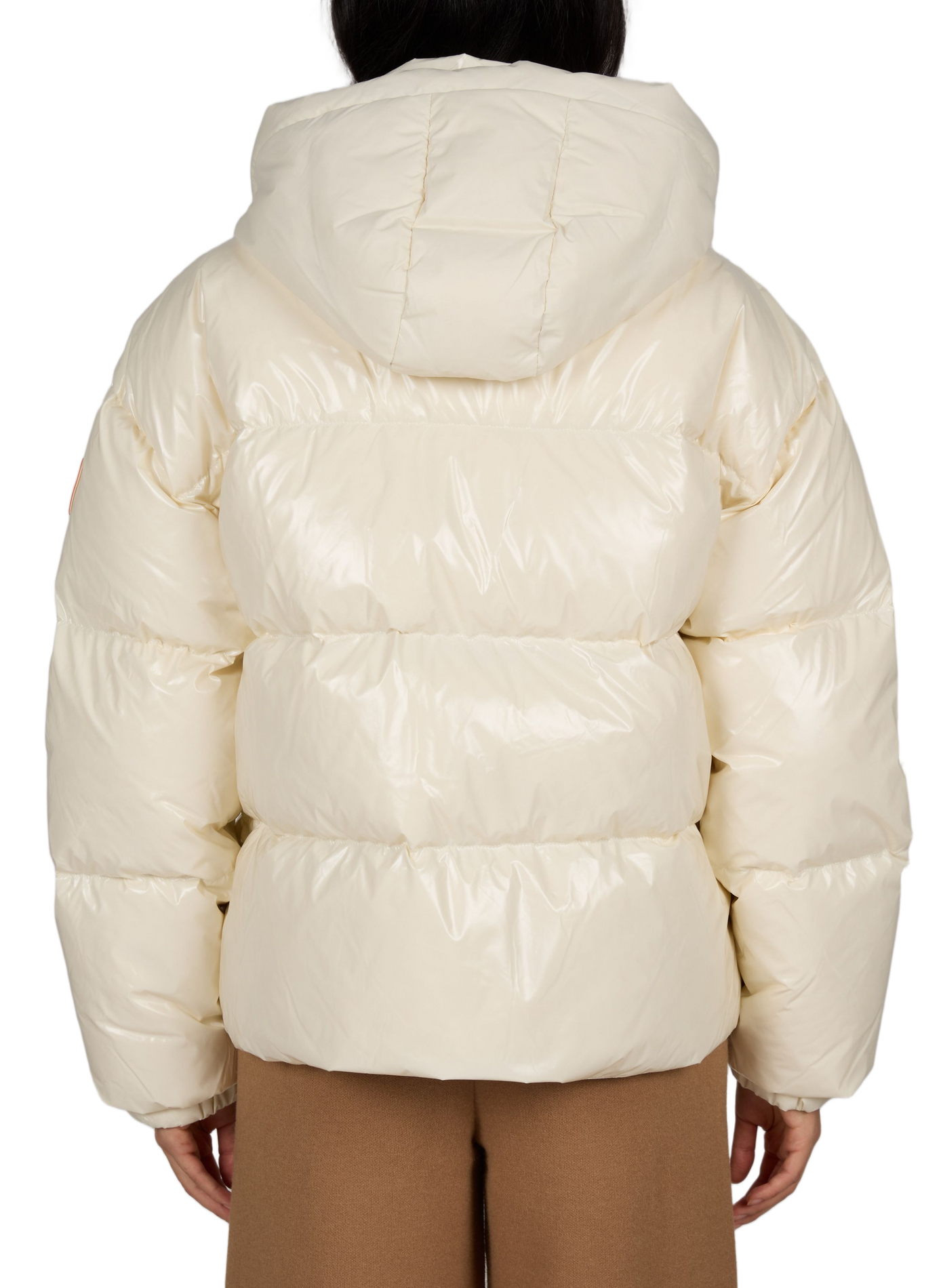 LILIBRIGHT short shiny puffer jacket | Beige GERTRUDE Women