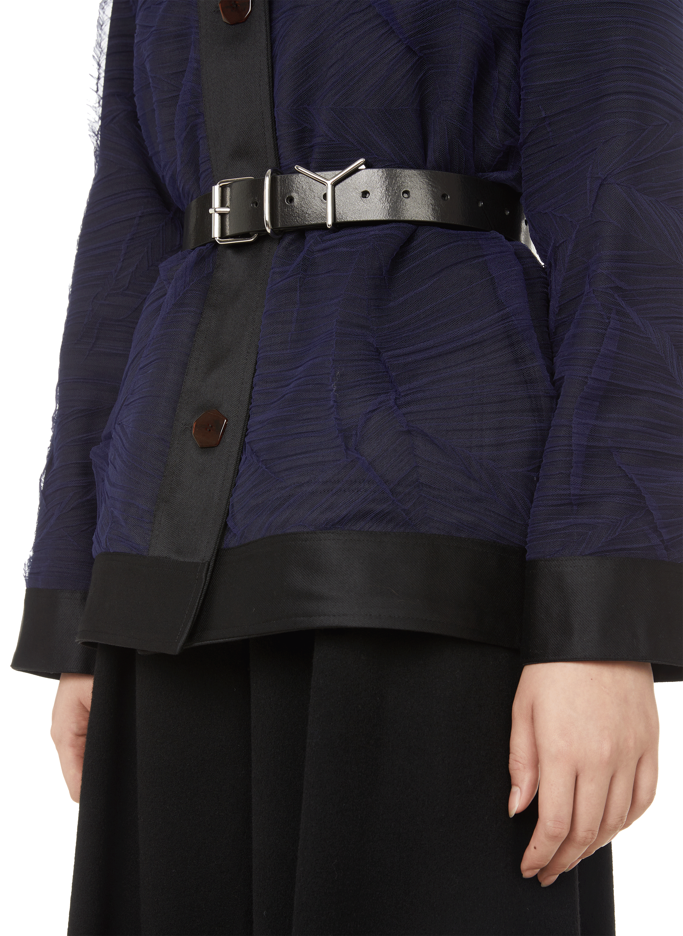 Reversible wool jacket VICTORIA/TOMAS Black