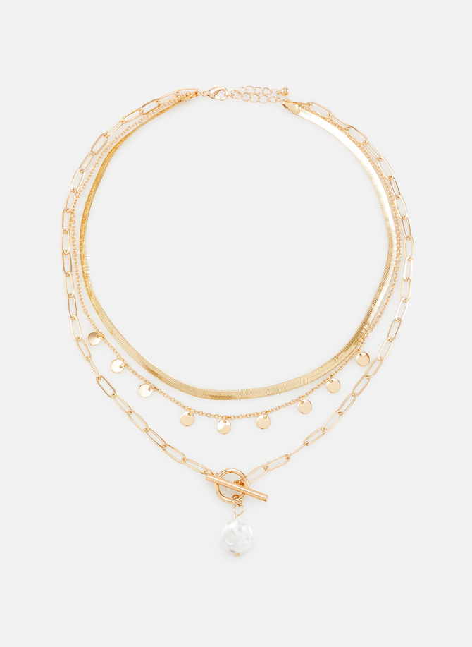 Triple chain necklace AU PRINTEMPS PARIS