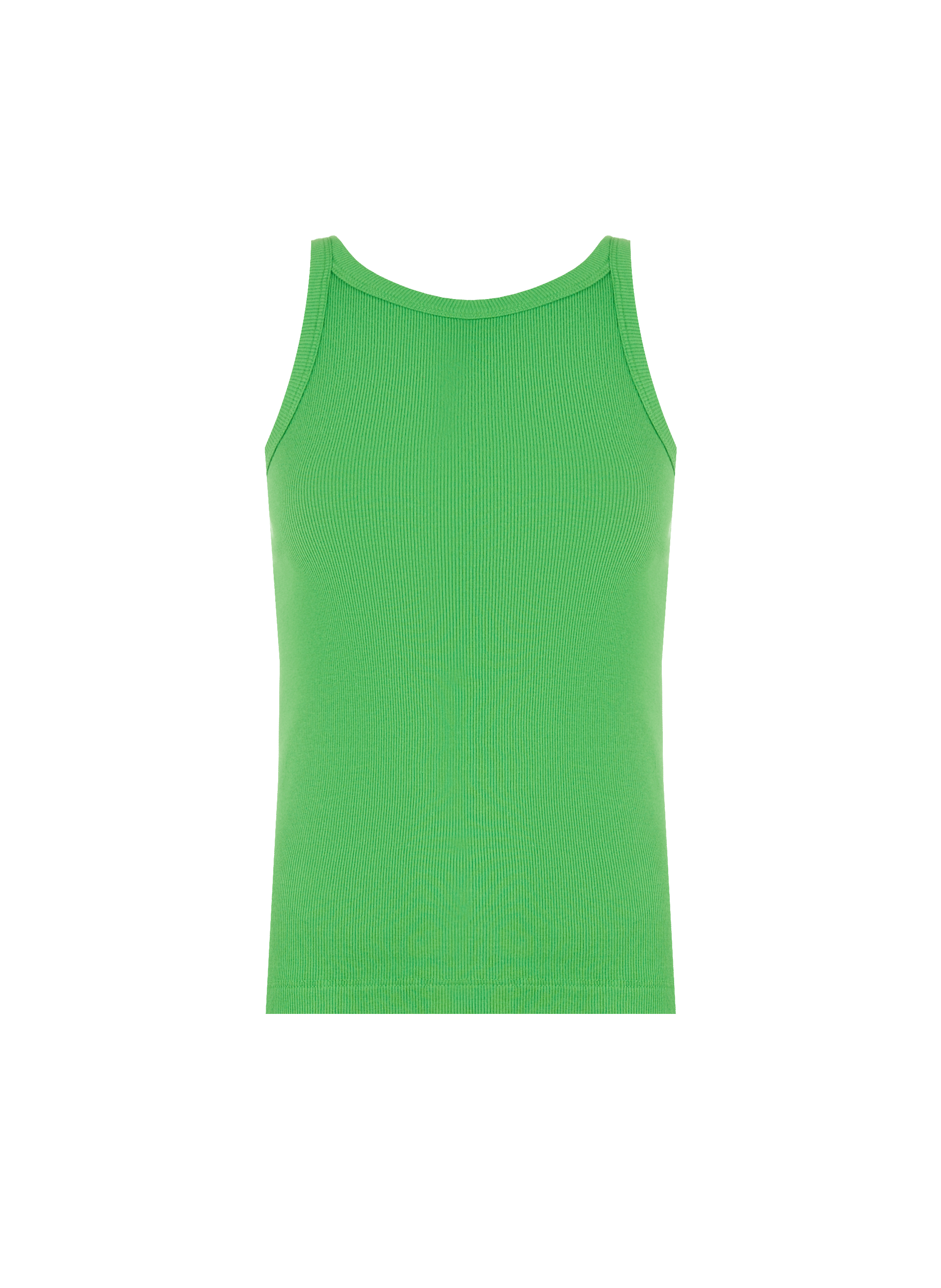 Top côtelé en coton