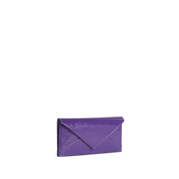 Pochette en cuir verni