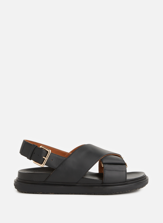 Strappy leather sandals  MARNI