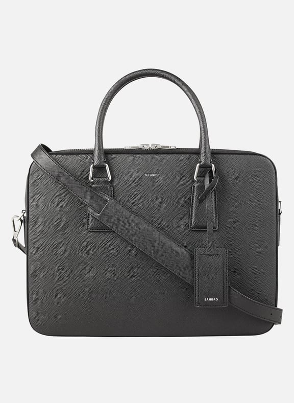 Sac ordinateur rigide Noir by SANDRO SANDRO Sac ordinateur rigide Noir