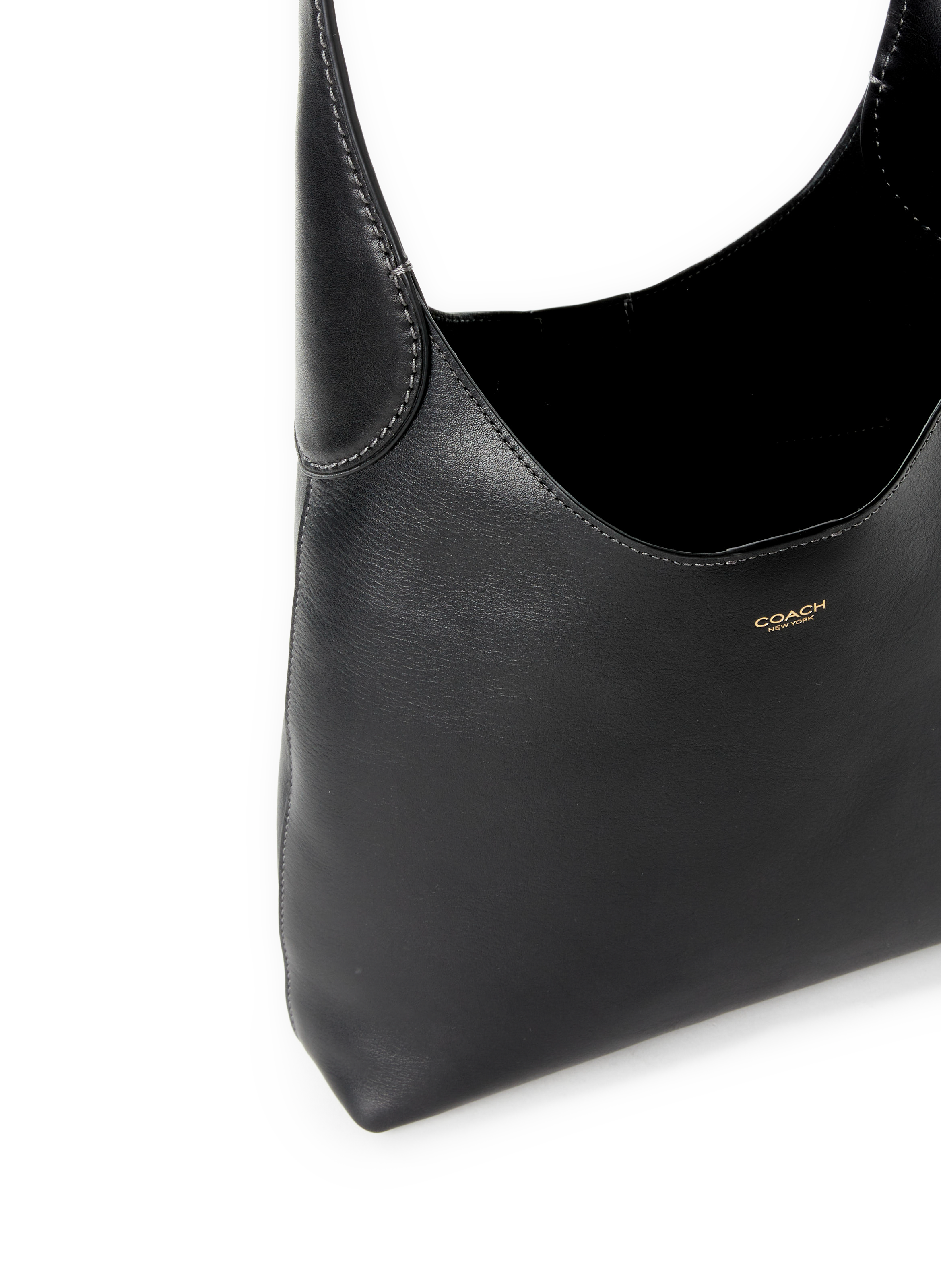 Sac porté épaule Brooklyn 28 en cuir COACH Noir