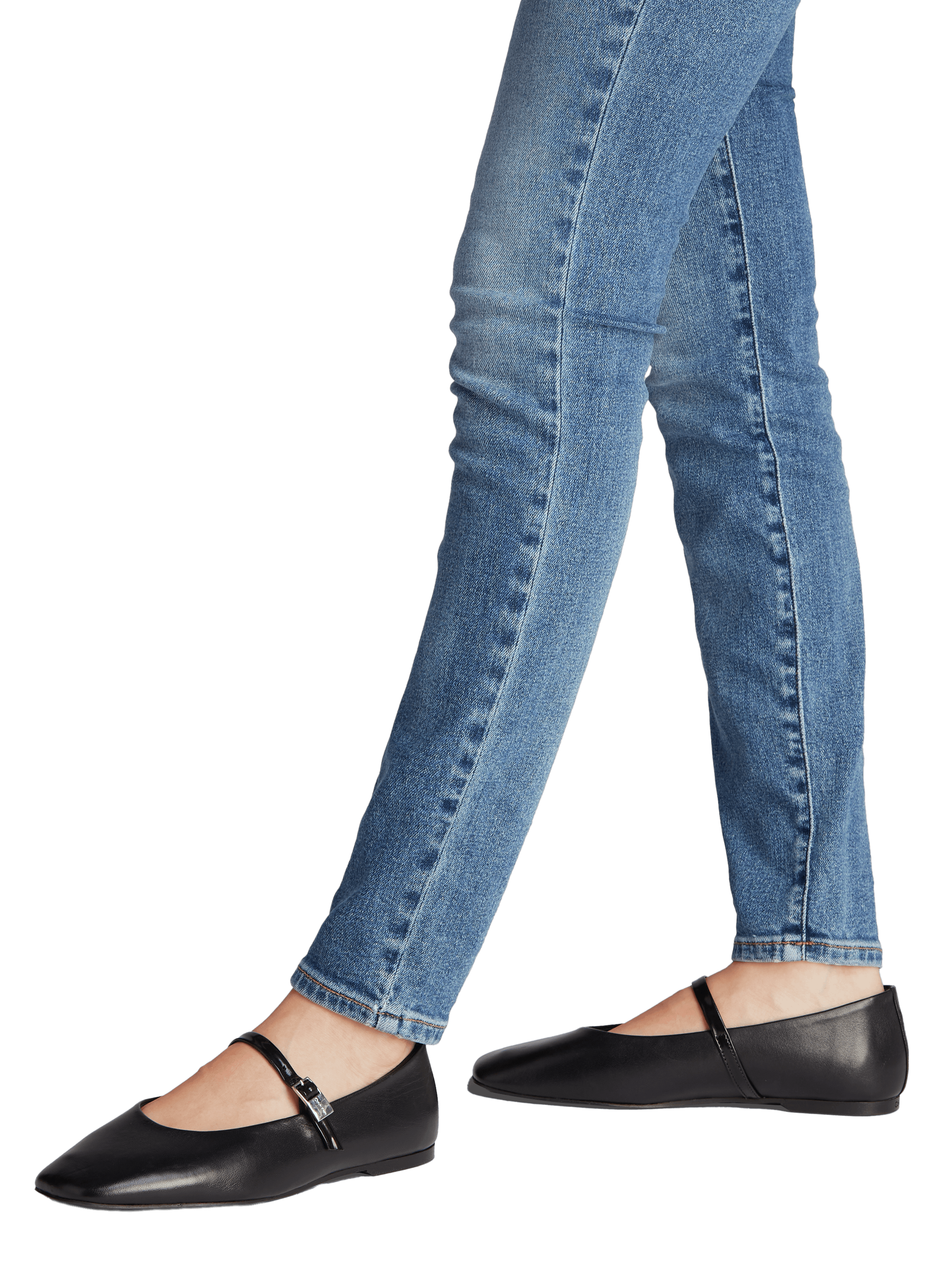 Ballerines en cuir CALVIN KLEIN Noir