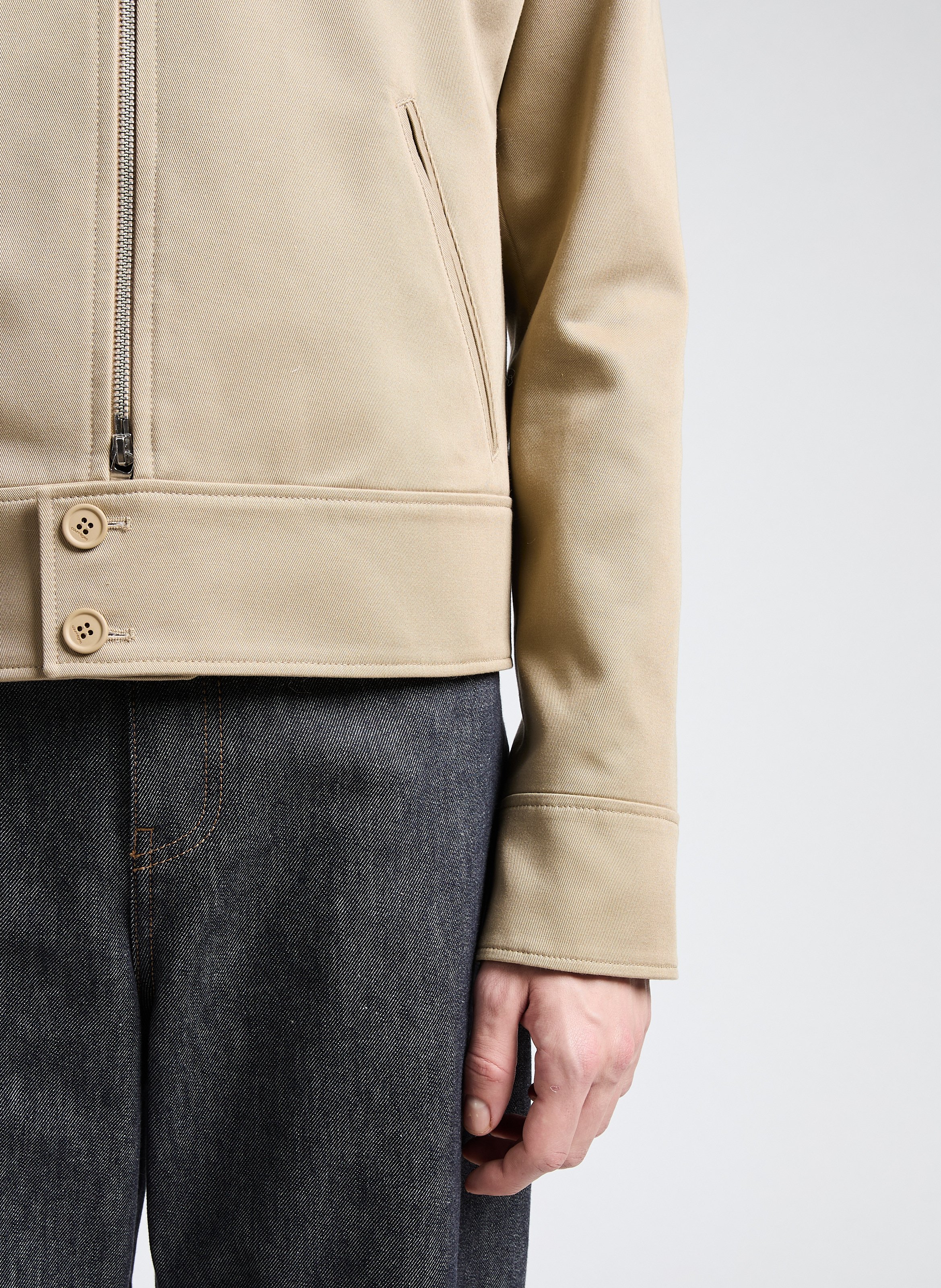 Short straight jacket COURRÈGES Beige