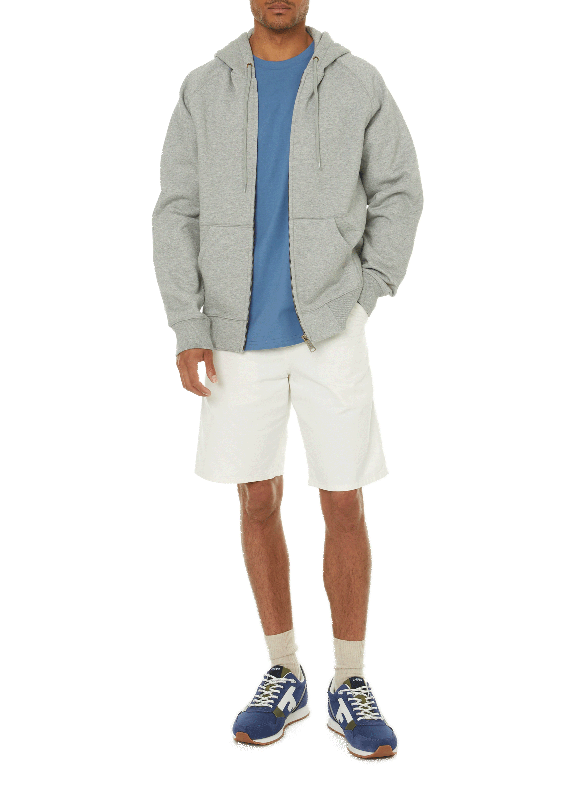 Gilet hoodie à capuche CARHARTT WIP Gris