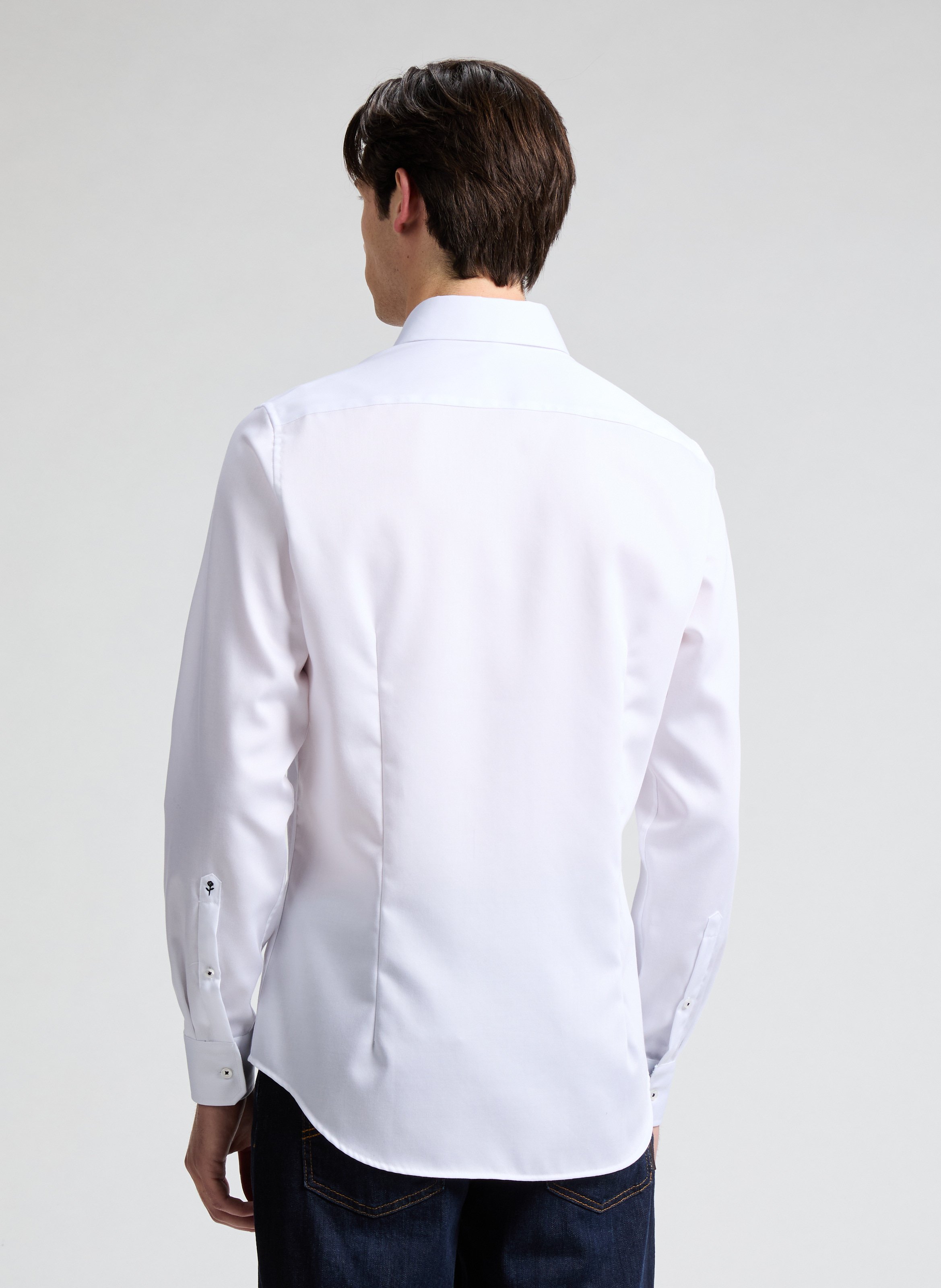 Chemise à motif  SEIDENSTICKER Blanc