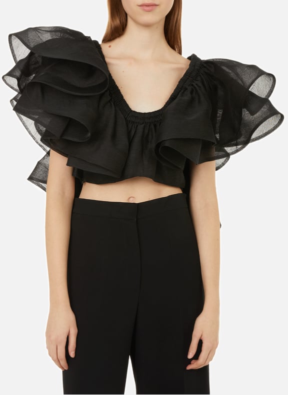 Top en lin et soie Noir by ZIMMERMANN ZIMMERMANN Top en lin et soie Noir