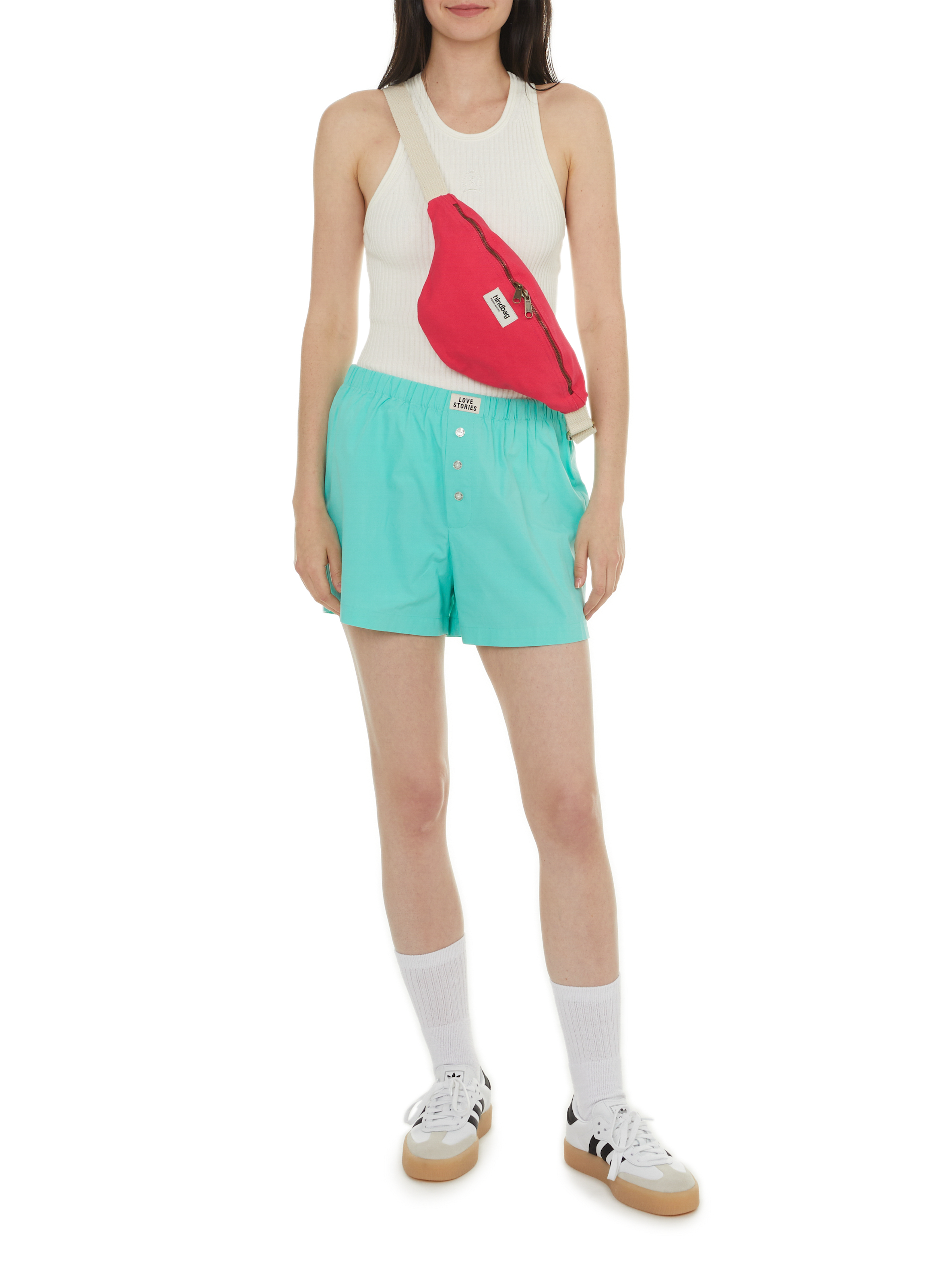 Caleçon James en coton LOVE STORIES Vert