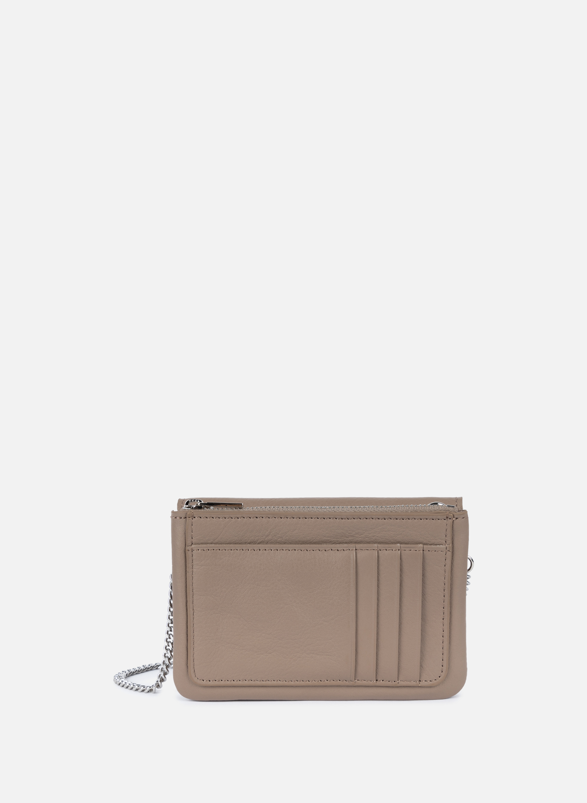 Petit double pochette - soft pm LANCASTER Gris