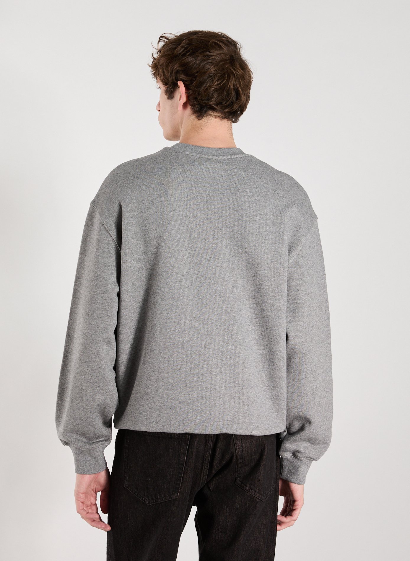 Round neck cotton sweatshirt MAISON KITSUNÉ Grey