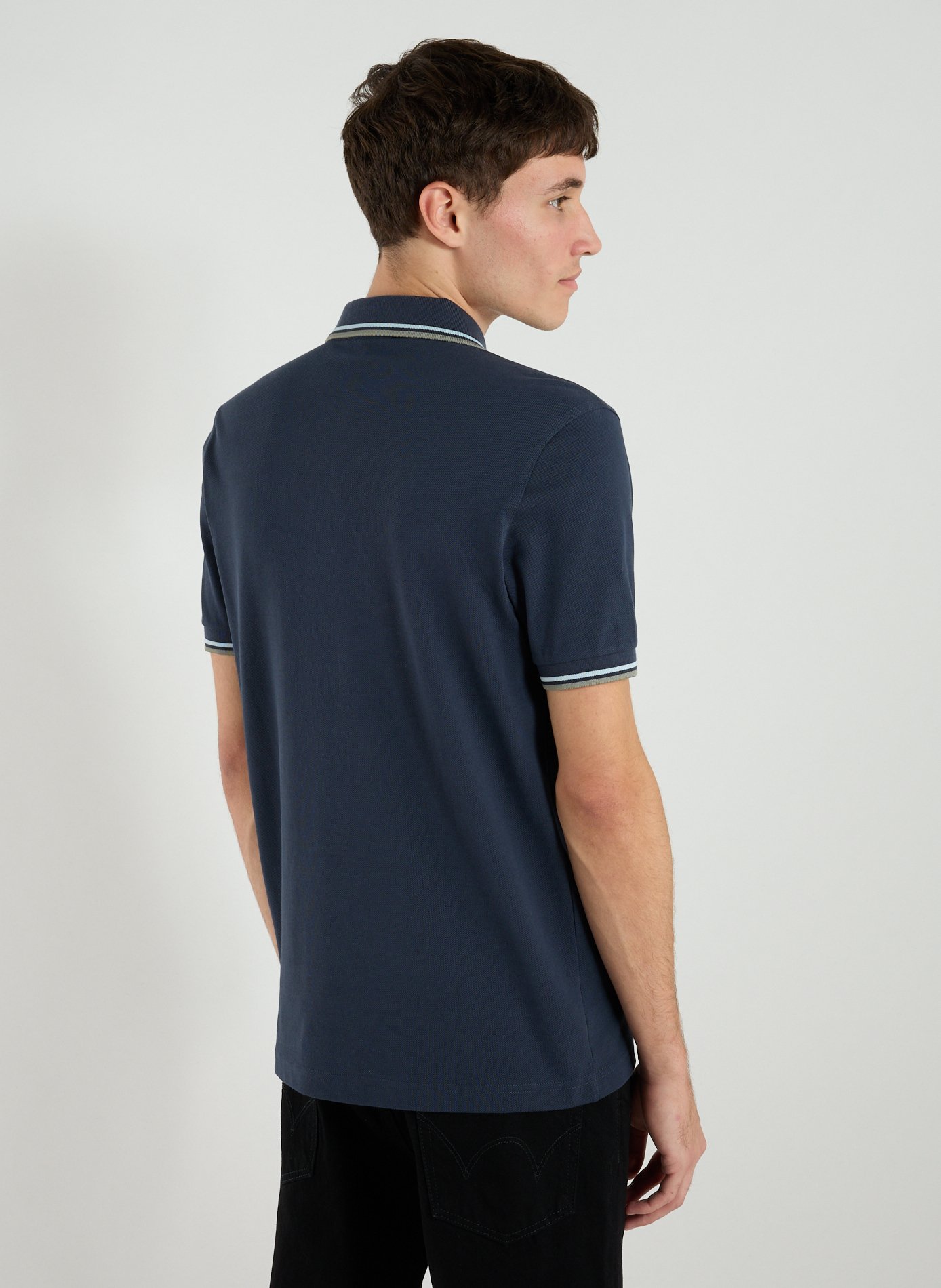 Polo en coton piqué FRED PERRY Bleu