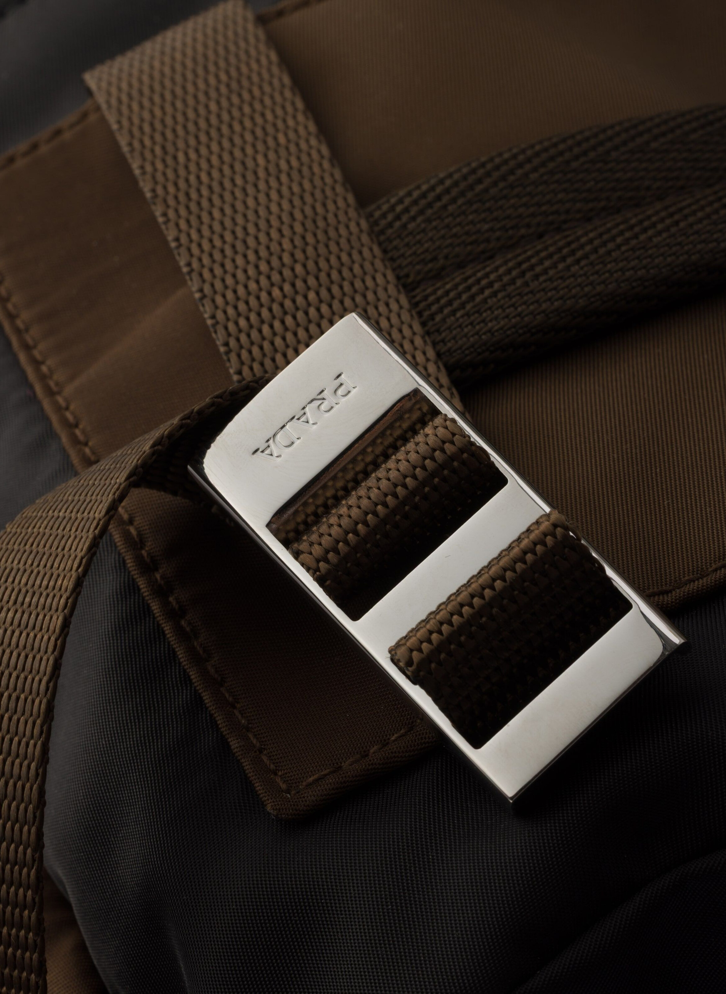 Sac à dos en re-nylon PRADA Noir