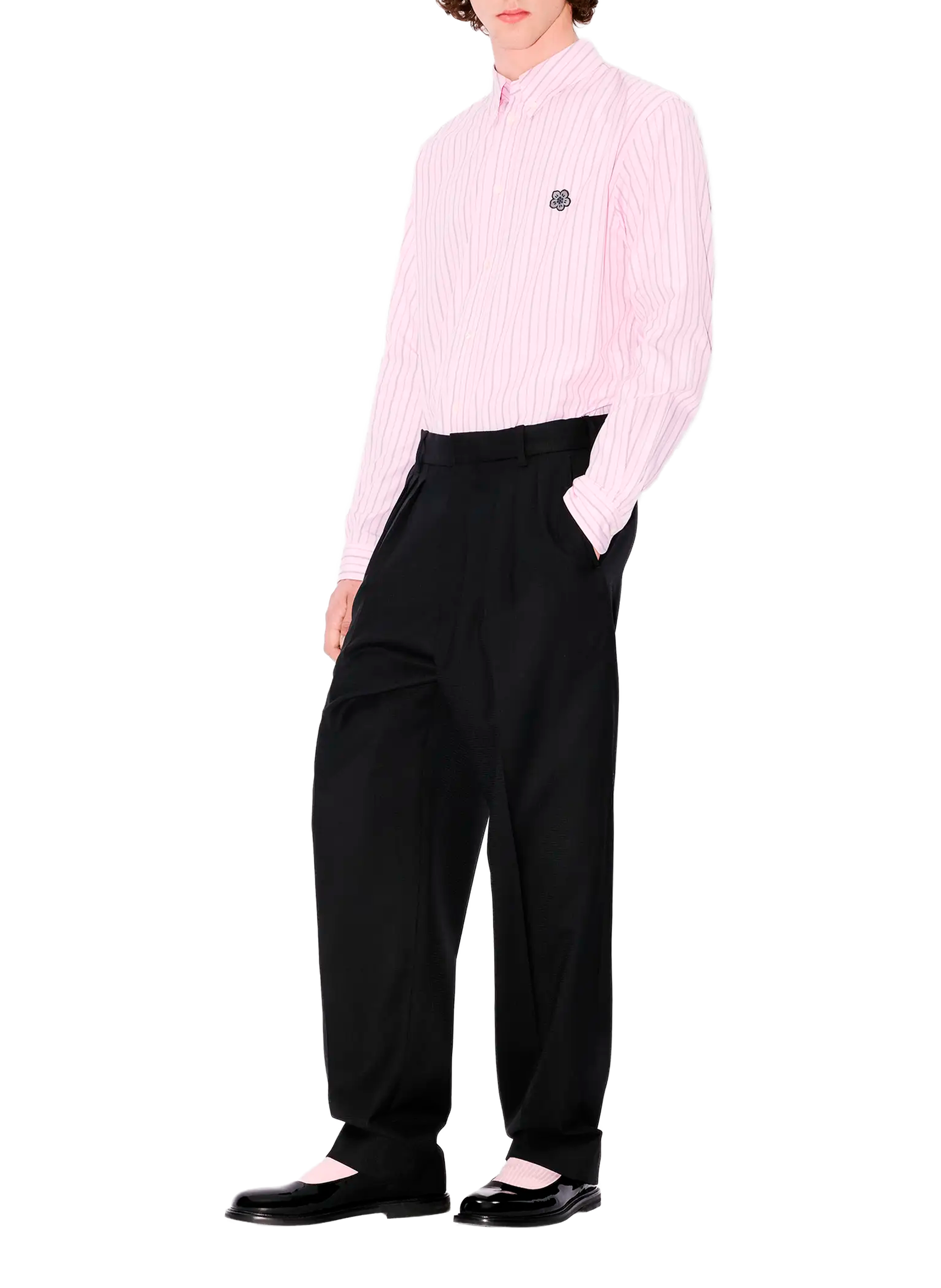 Linen shirt KENZO Pink