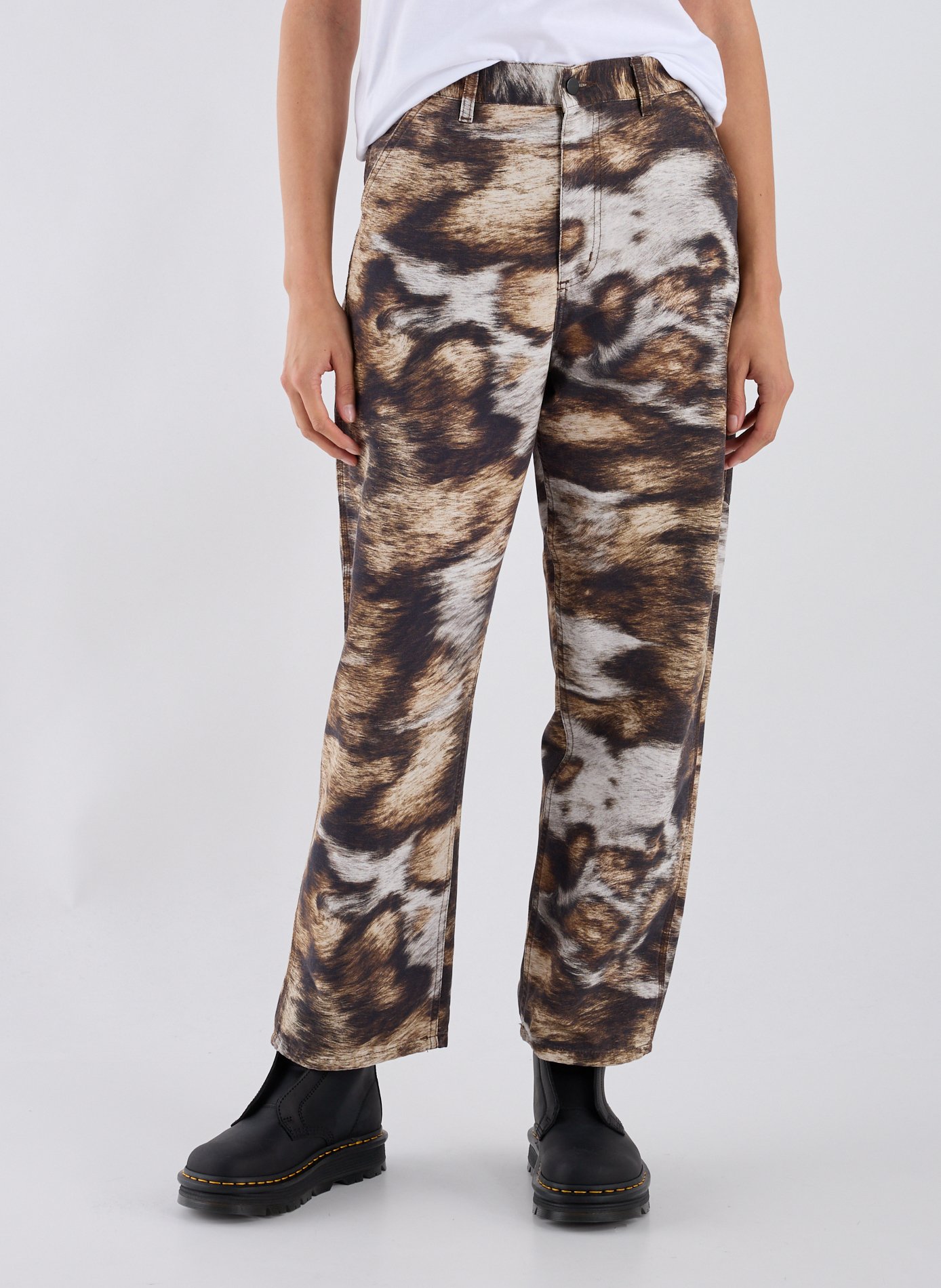 CARHARTT WIP Jean large imprimé Multicolore