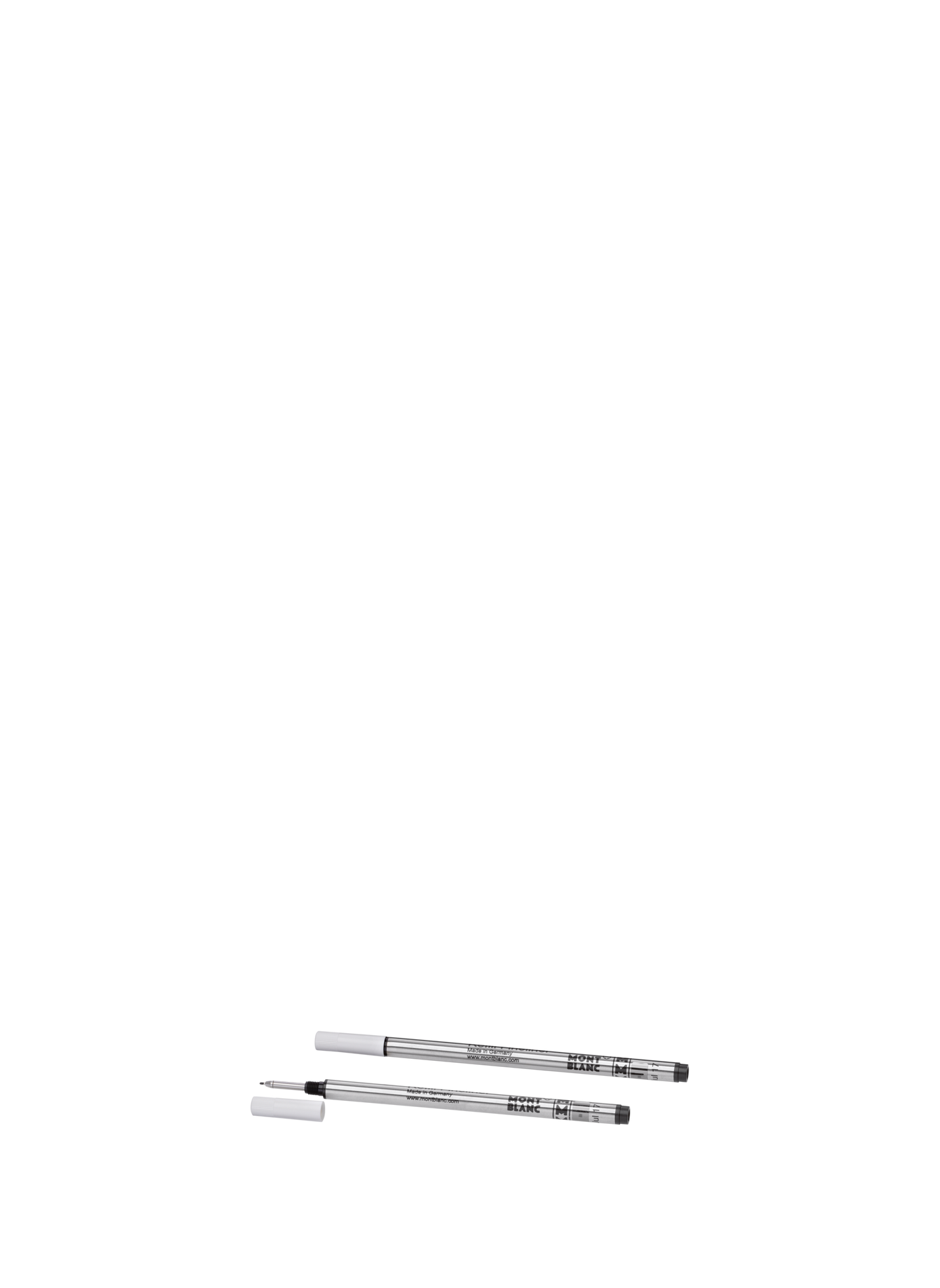 2x Refills for Fine Tip Pen MONTBLANC Black