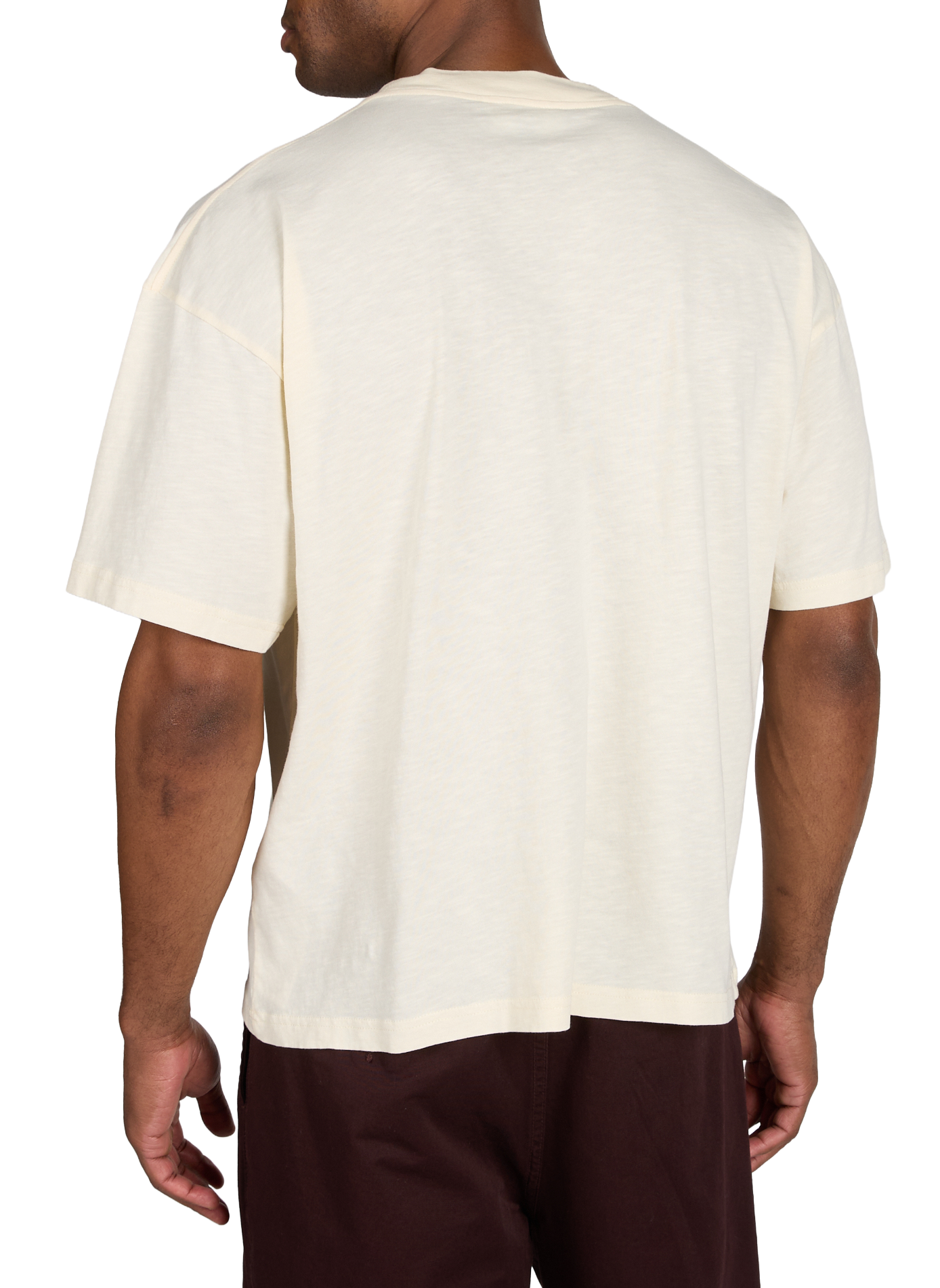 T-shirt col rond en coton REPRESENT Beige