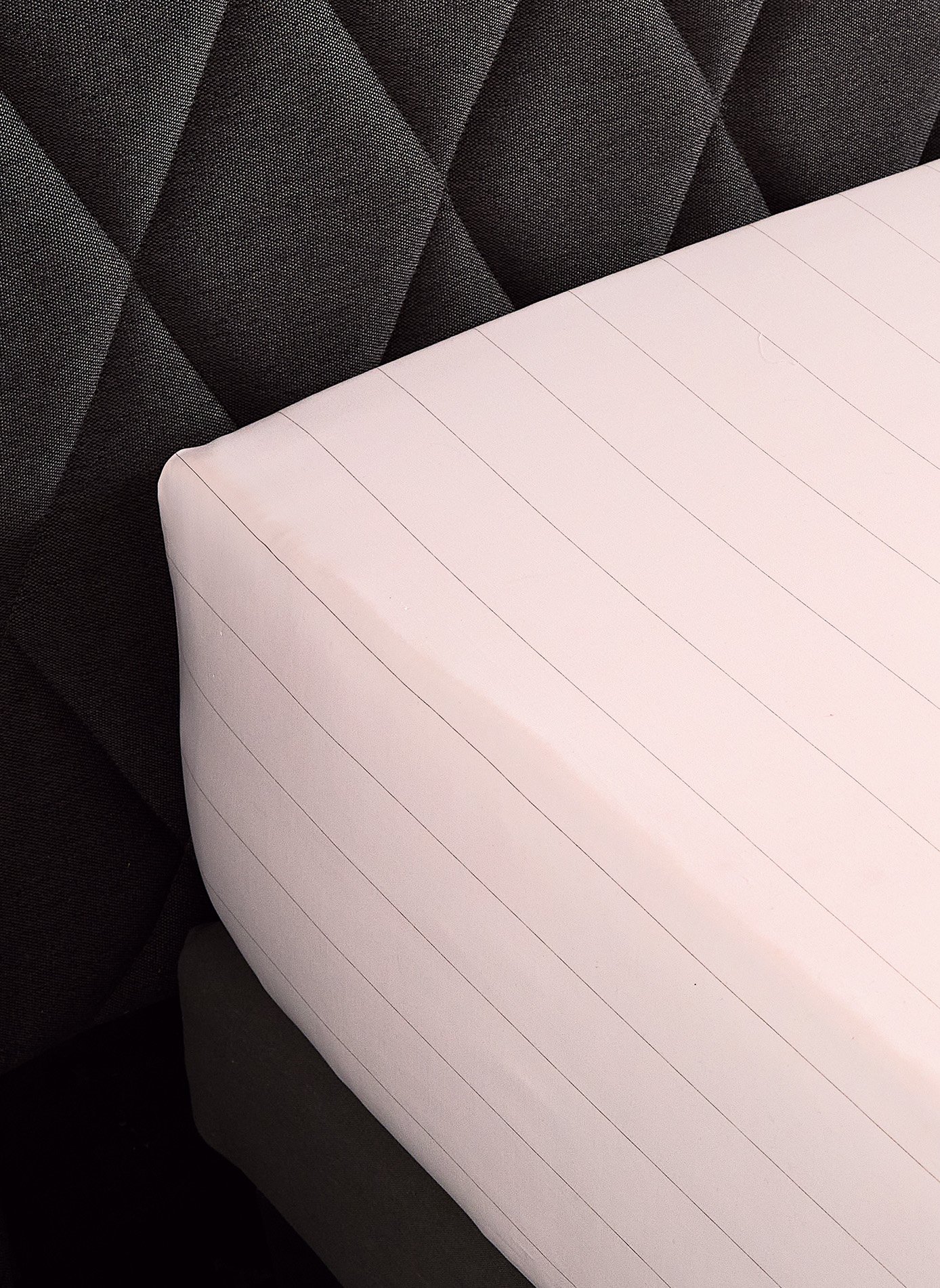 Drap housse nature ANNE DE SOLENE Rose