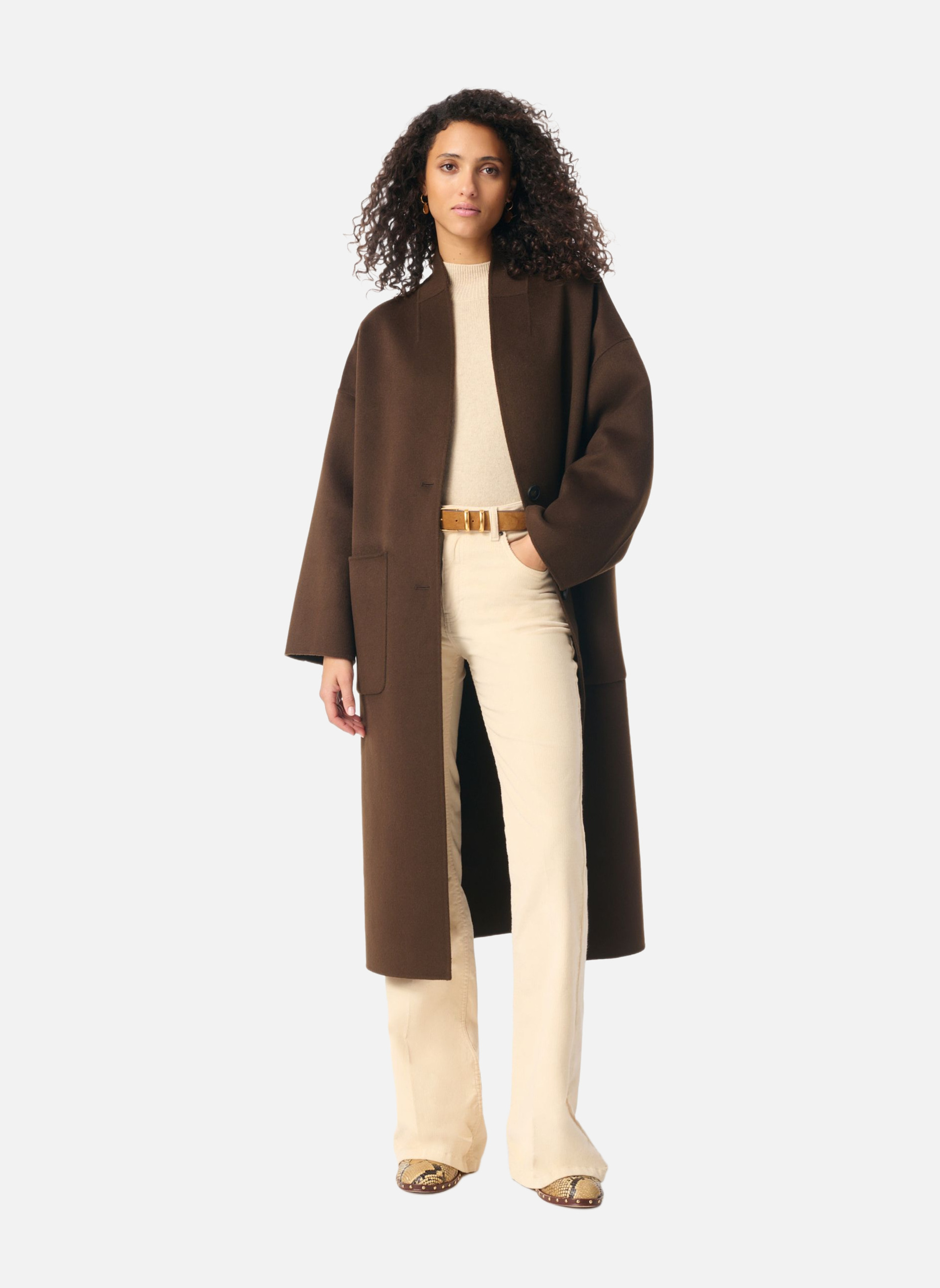 Manteau bachir VANESSA BRUNO Marron