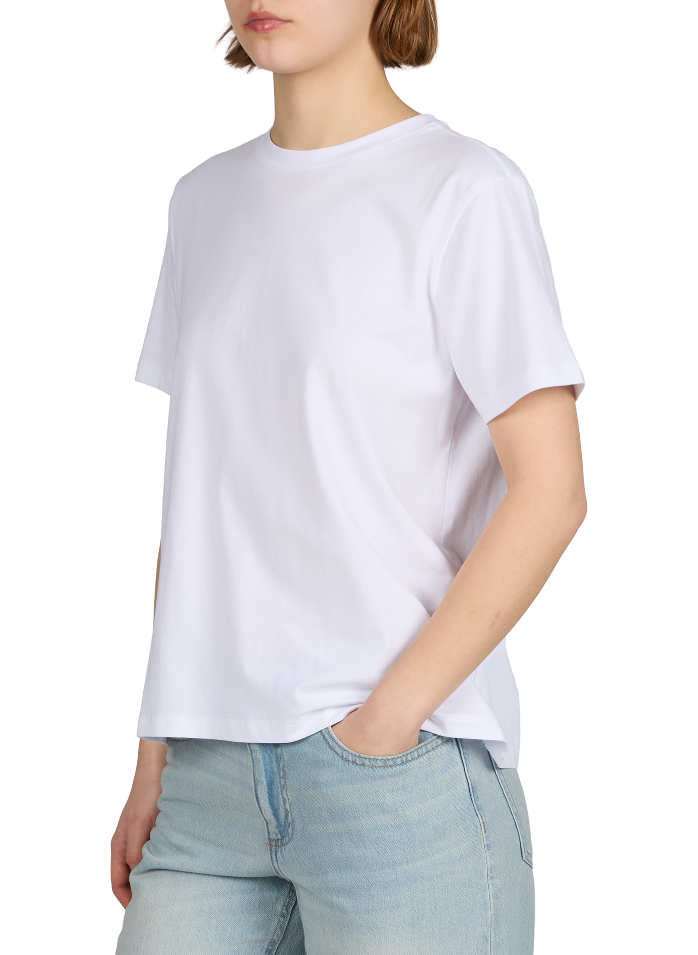T-shirt Vinora en coton mélangé VILA Blanc