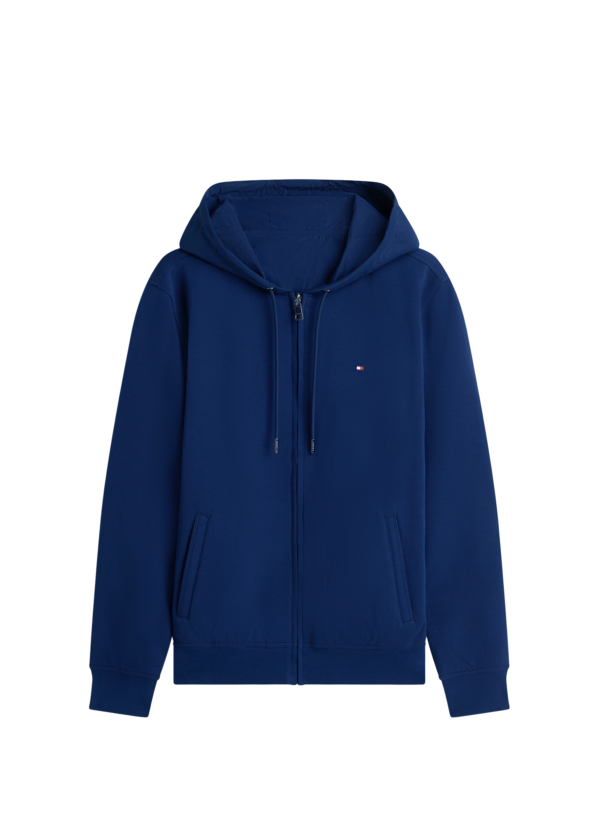 Reversible hooded sweatshirt in blended cotton TOMMY HILFIGER Blue