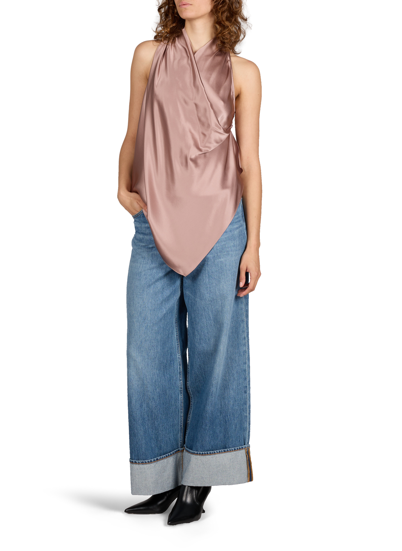 Stuartini leather ankle boot with zip STUART WEITZMAN Black