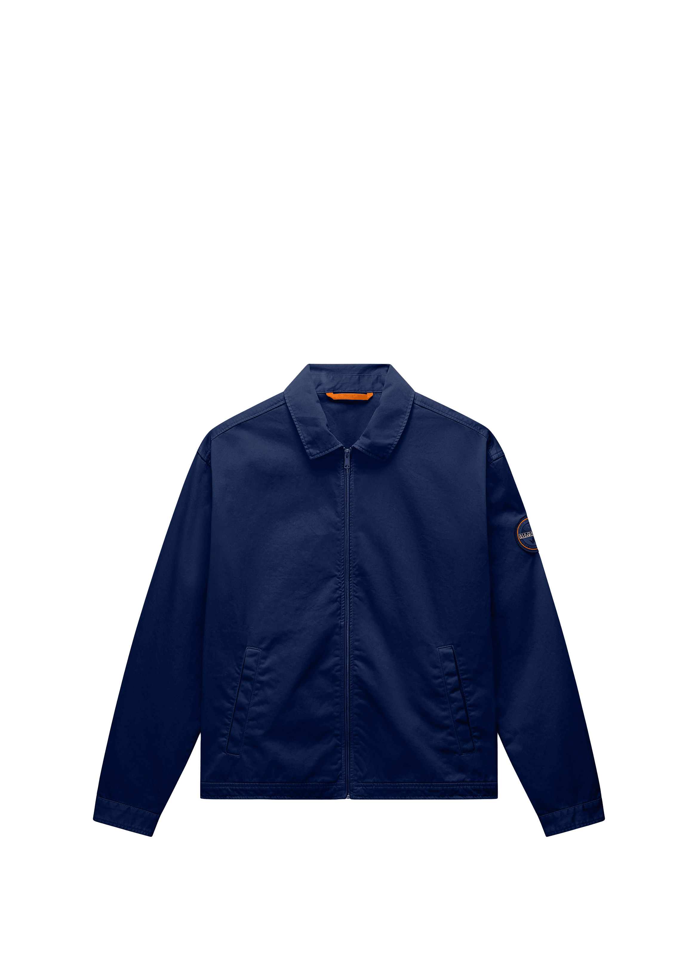 Veste droite Arrayanes à logo en coton NAPAPIJRI Bleu