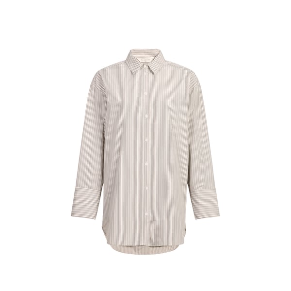Chemise ample col classique à rayures Chemise ample col classique à rayures