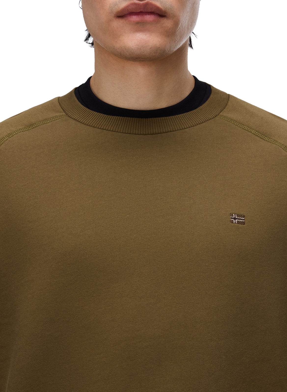 Cotton sweatshirt NAPAPIJRI Khaki